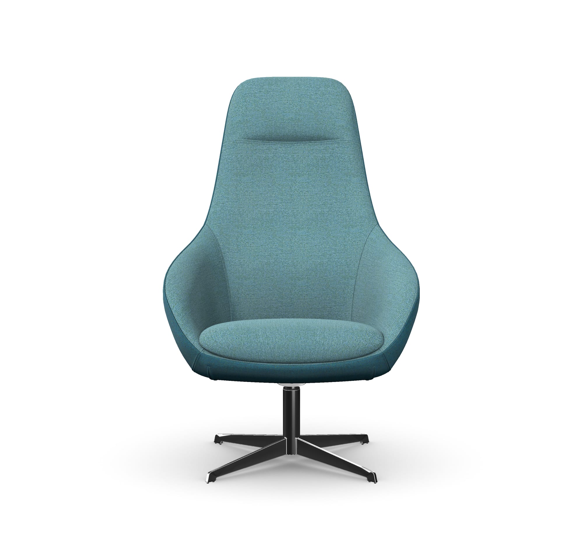 ARIA - Lounge Chair, 4 Star Metal Base