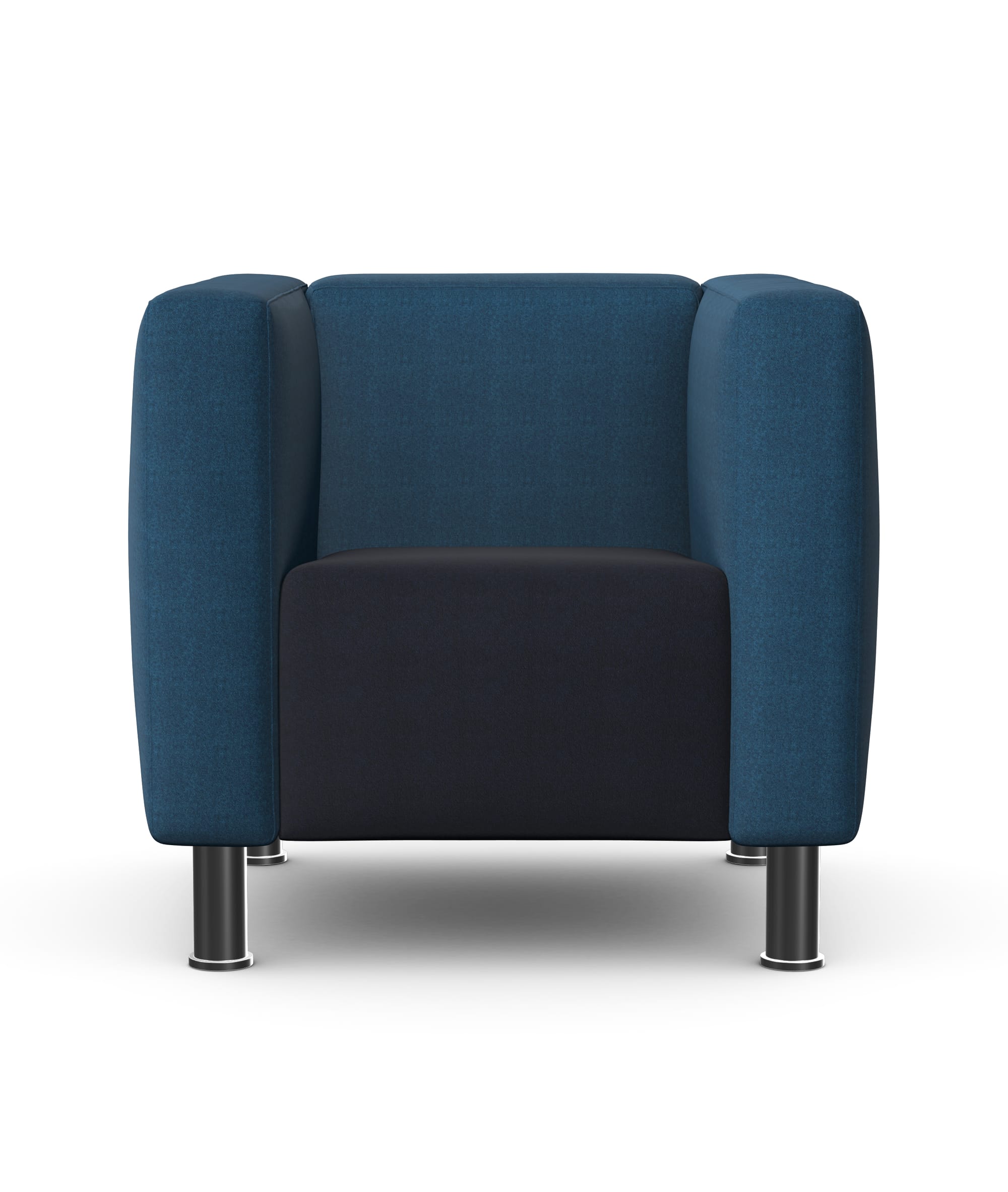 BARRA - One Seat Sofa, Metal Legs