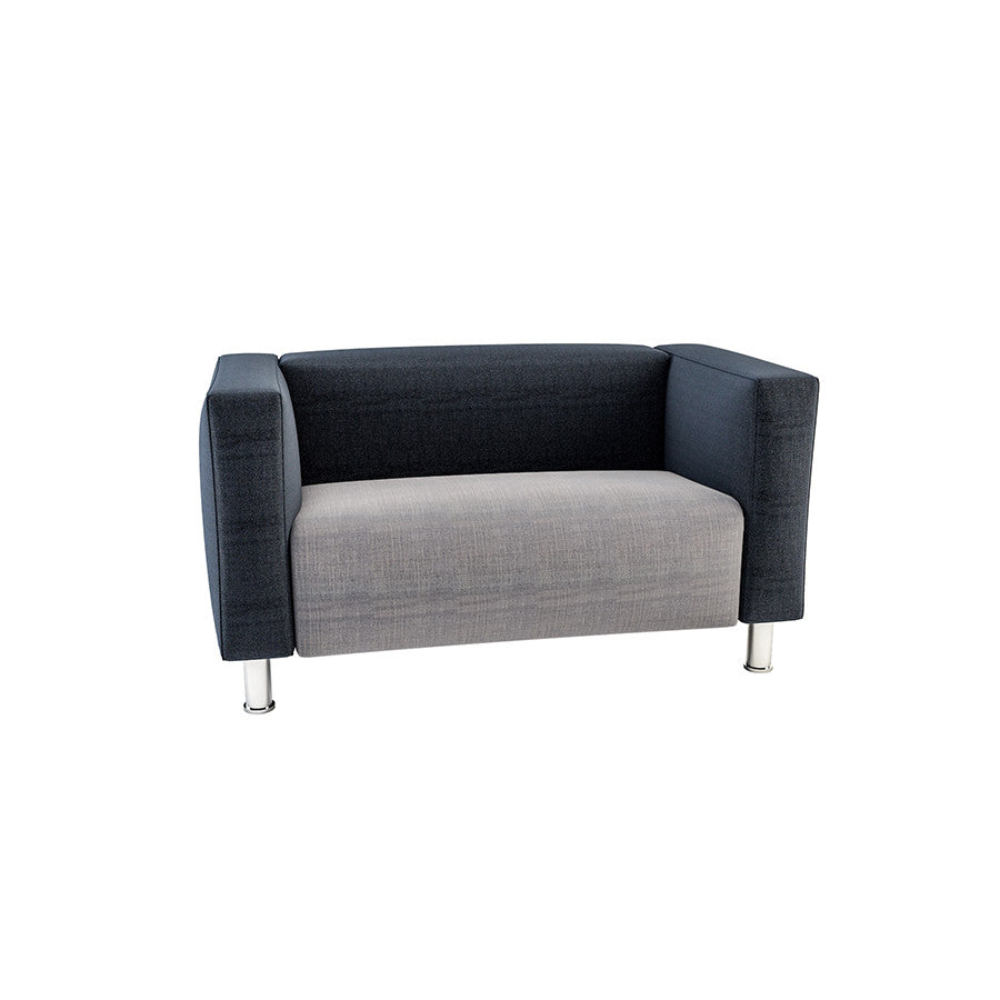 BARRA - Two Seat Sofa, Metal Legs