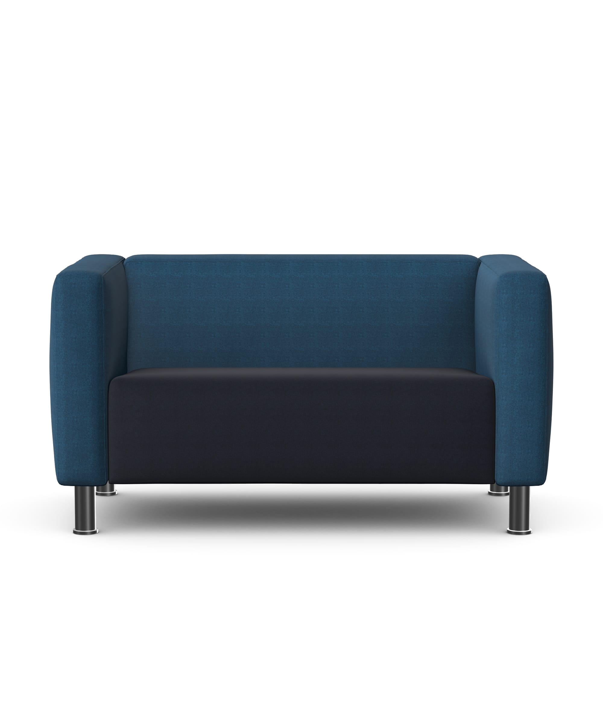 BARRA - Two Seat Sofa, Metal Legs