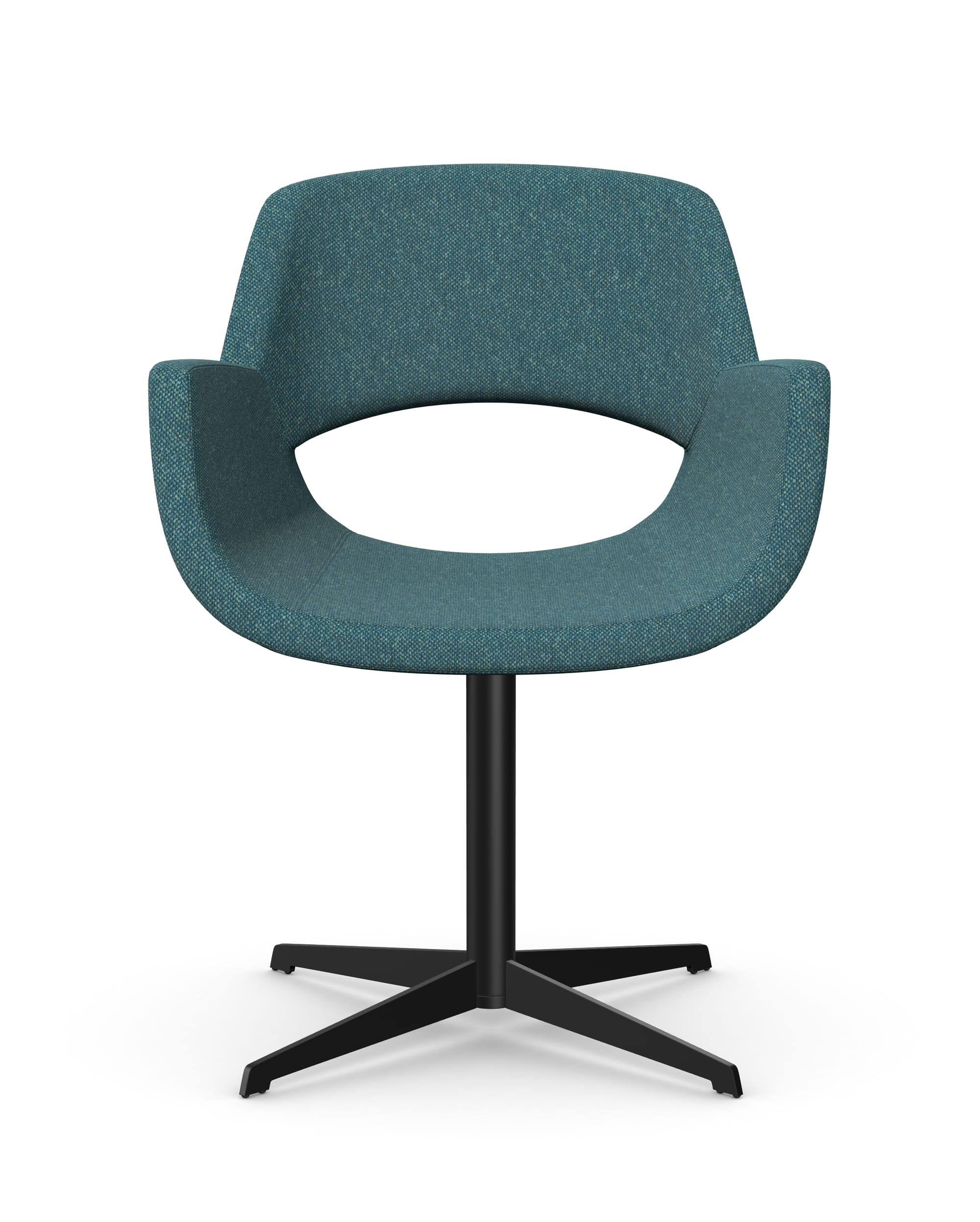 FIELDER - Chair, 4 Star Metal Base