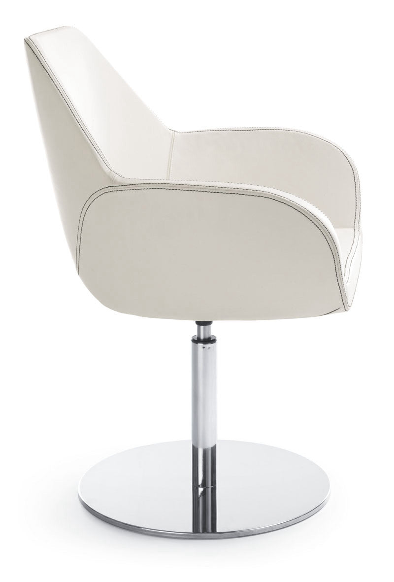 Fan Swivel Round Base Armchair - Model 10R