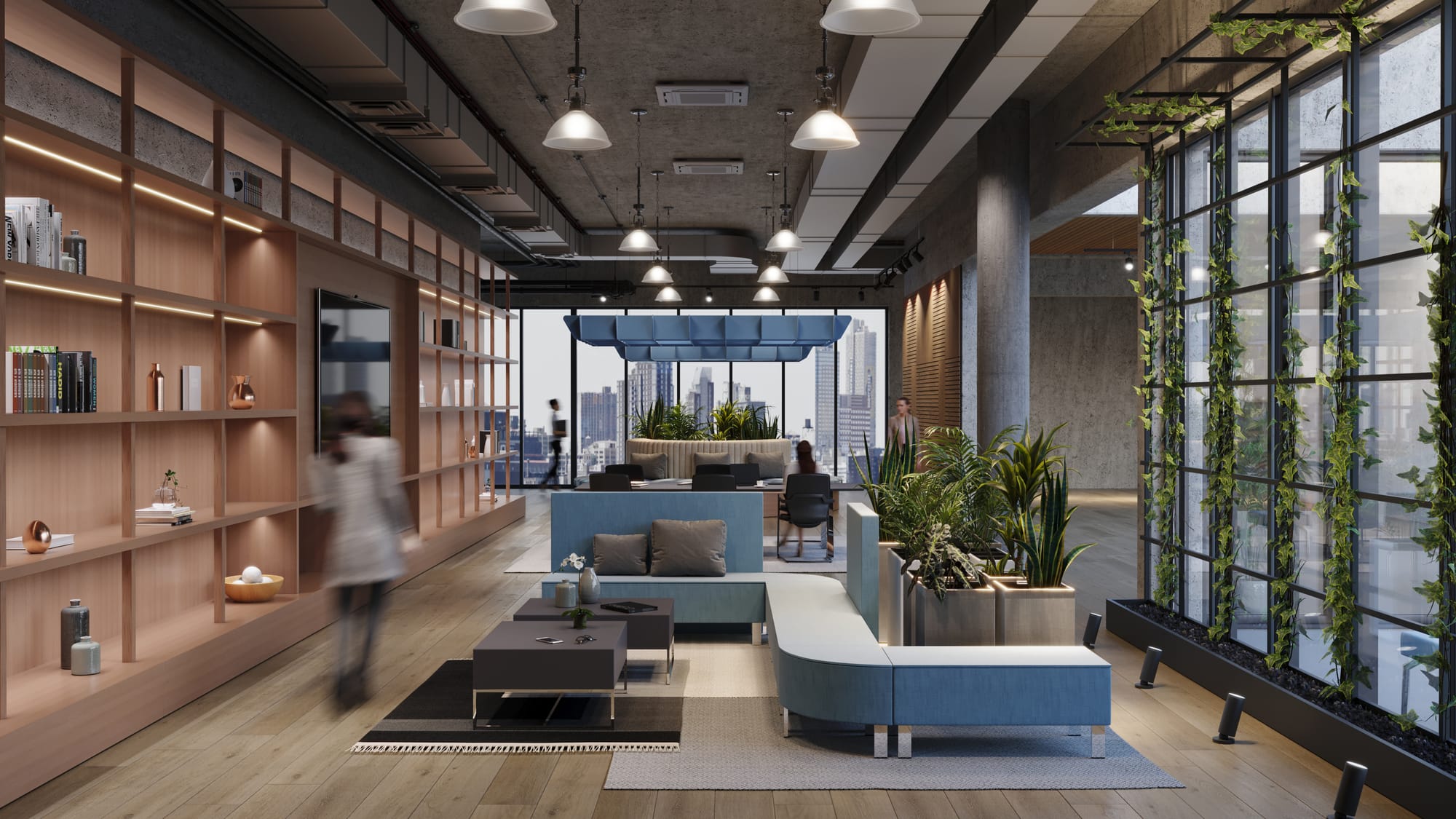 Snake Rectangular Seater with Backrest, 1000 mm Wide