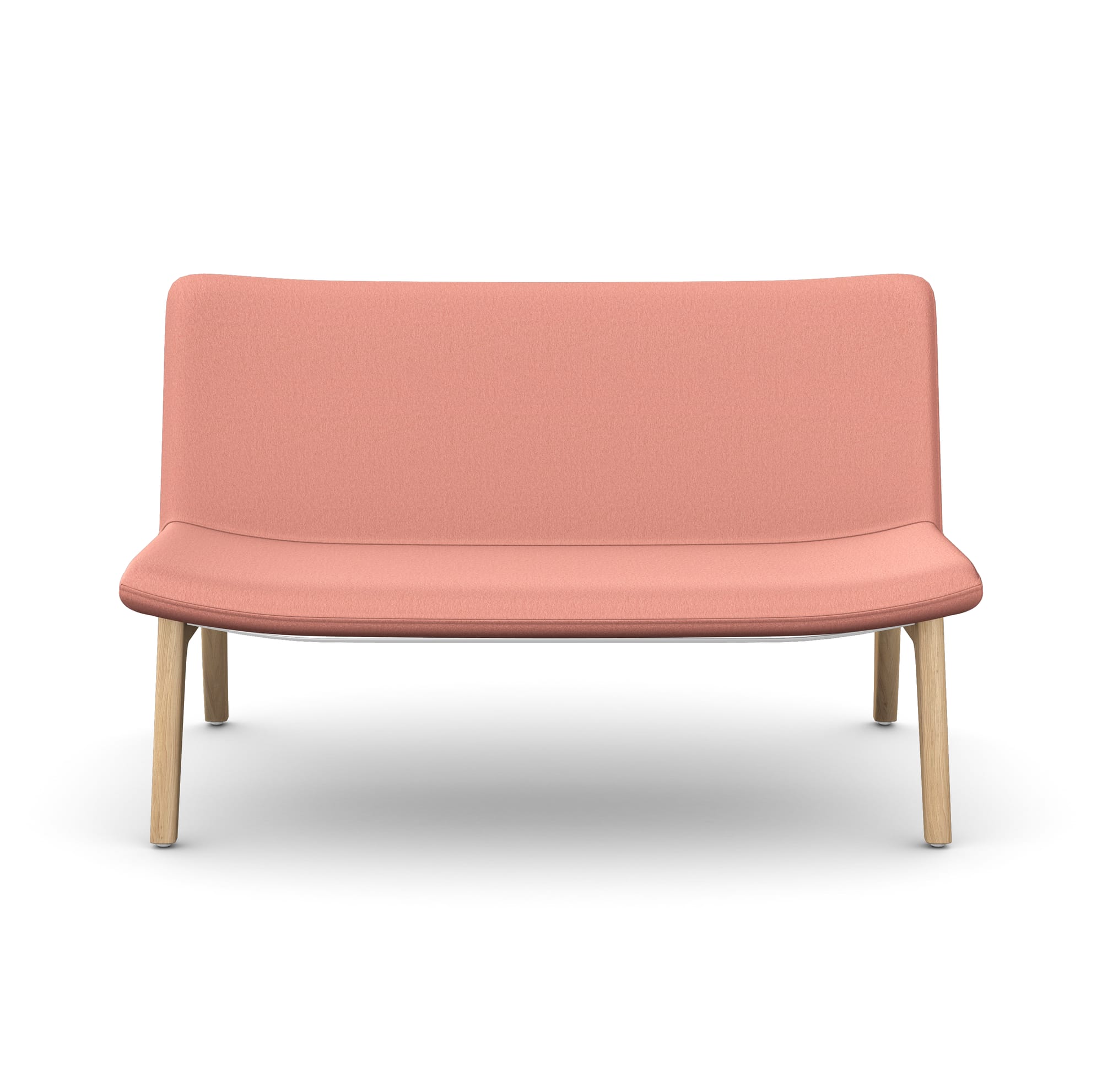 JASPA - Two Seat Sofa, 4 Wooden Legs
