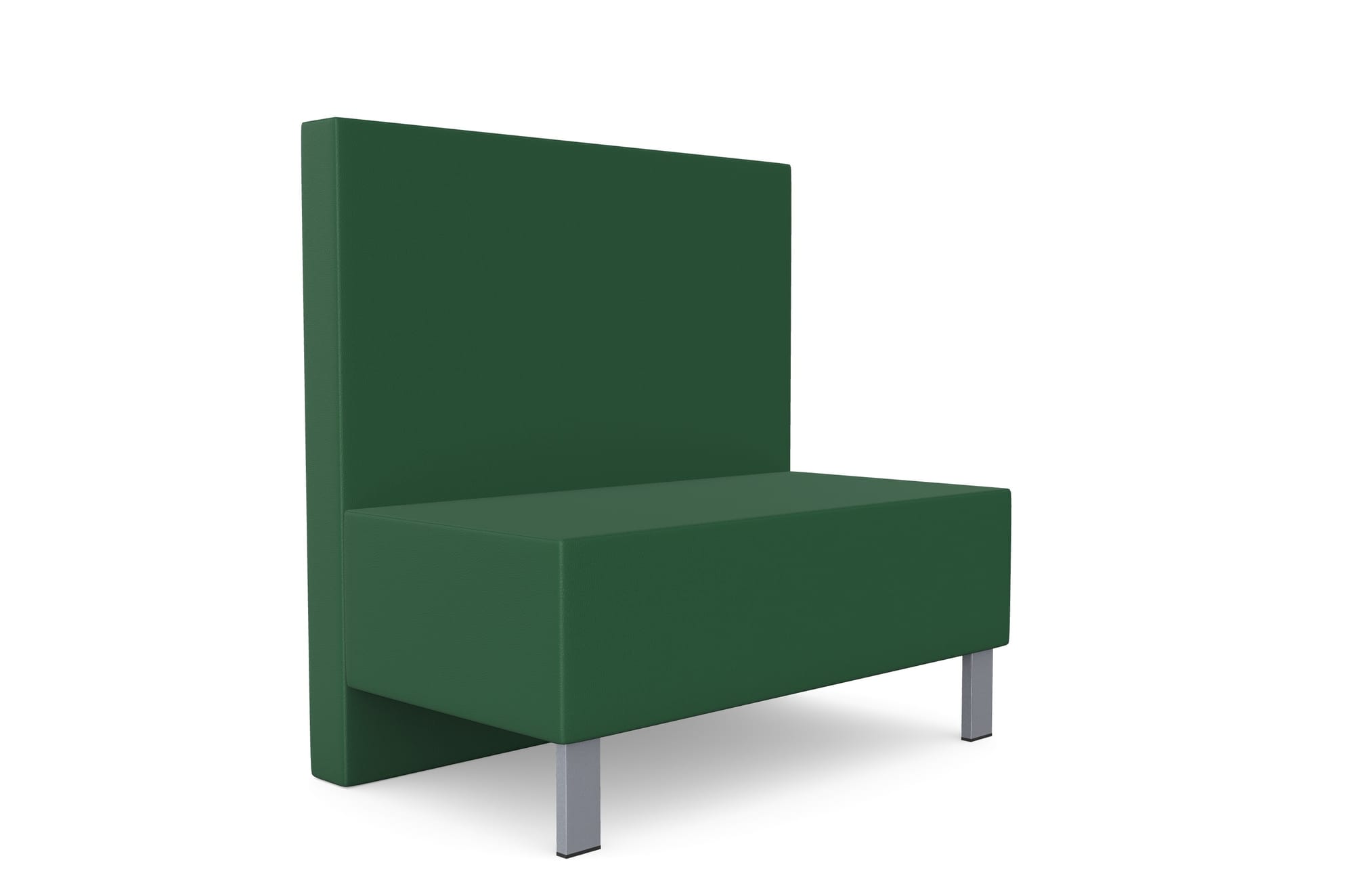 Snake Rectangular Seater with Backrest, 1000 mm Wide