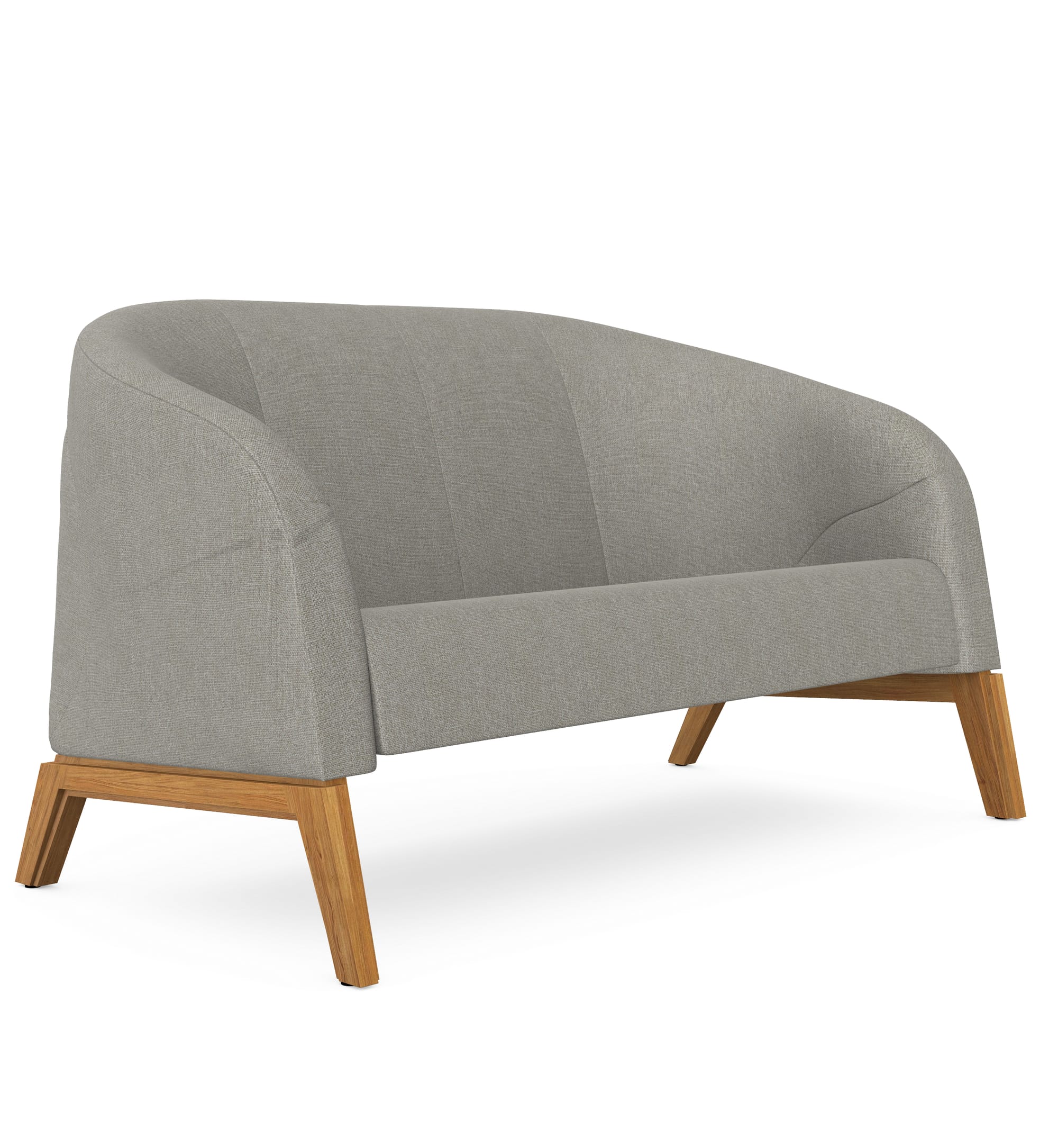 Mula 2 Seater Sofa, Wooden Legs