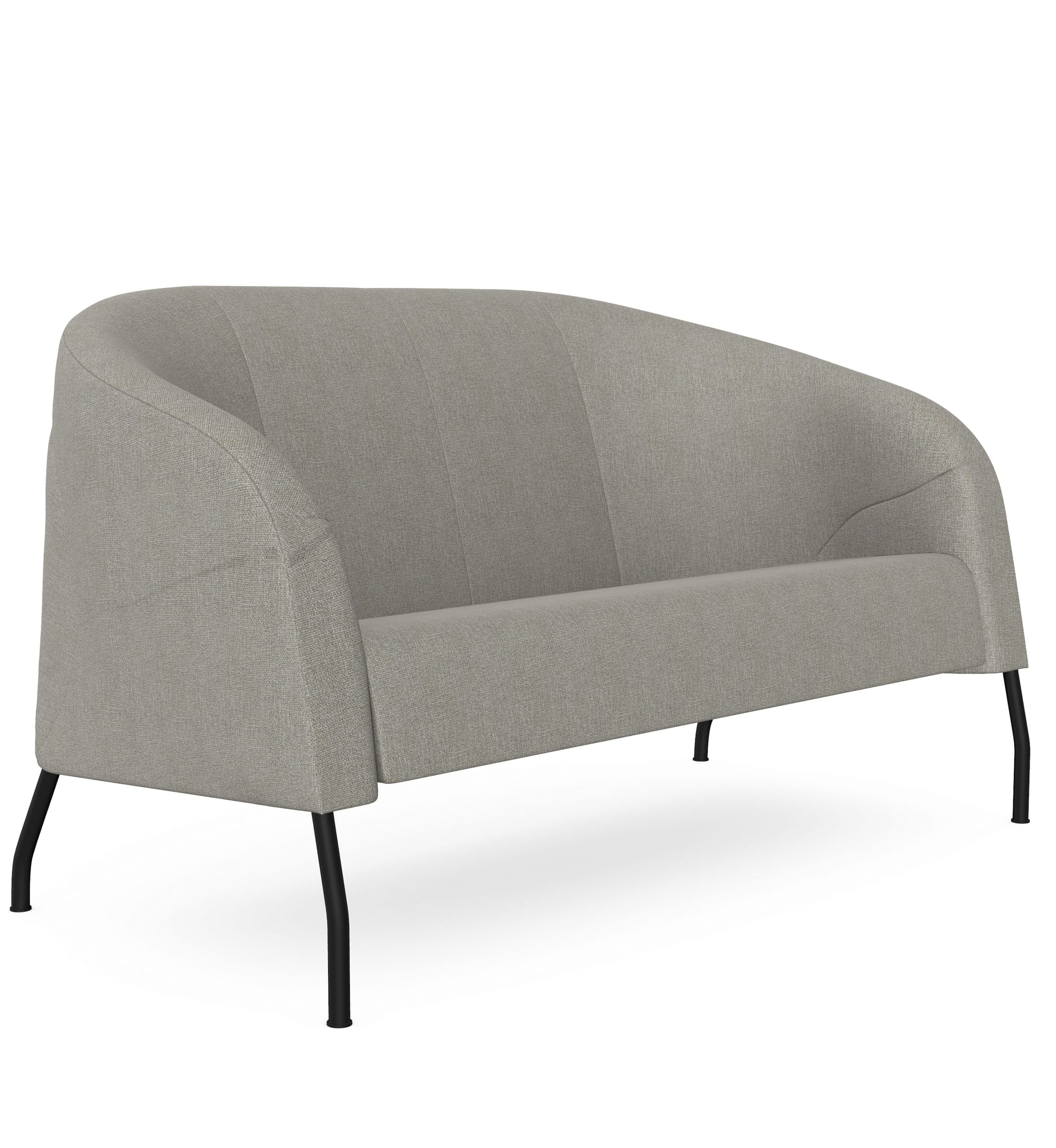 Mula 2 Seater Sofa, Metal Legs
