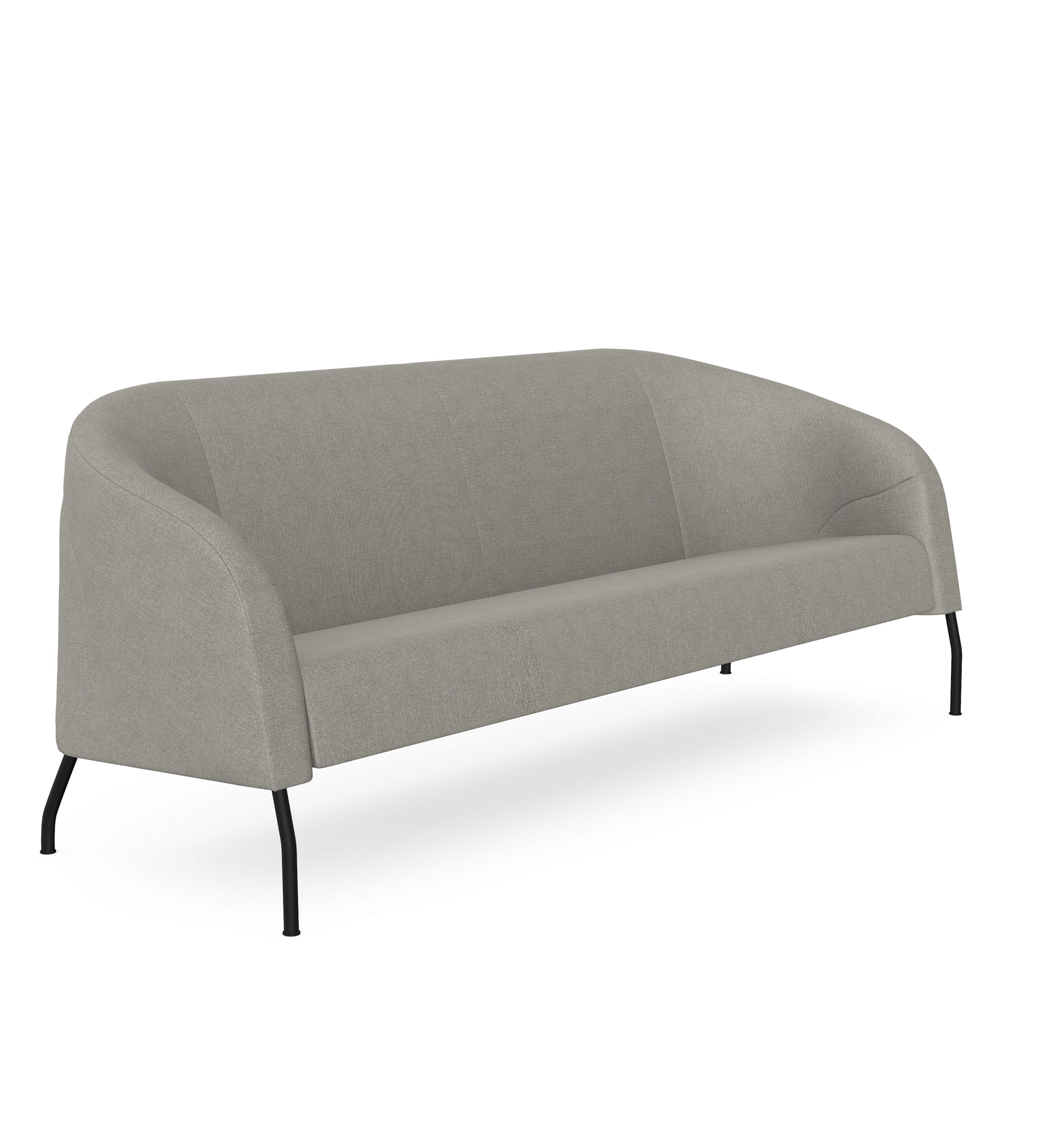 Mula 3 Seater Sofa, Metal Legs