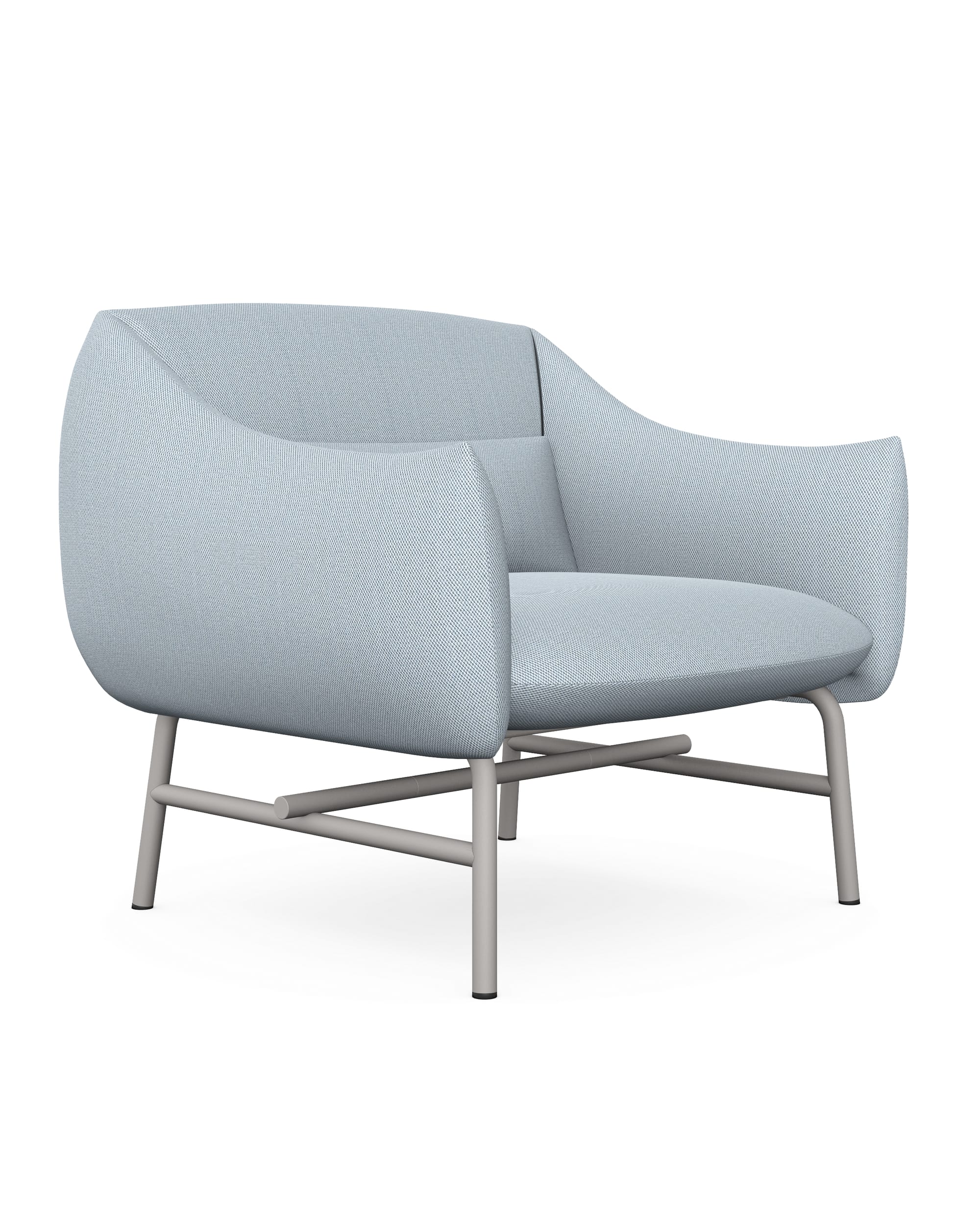 Lua Armchair Metal Legs