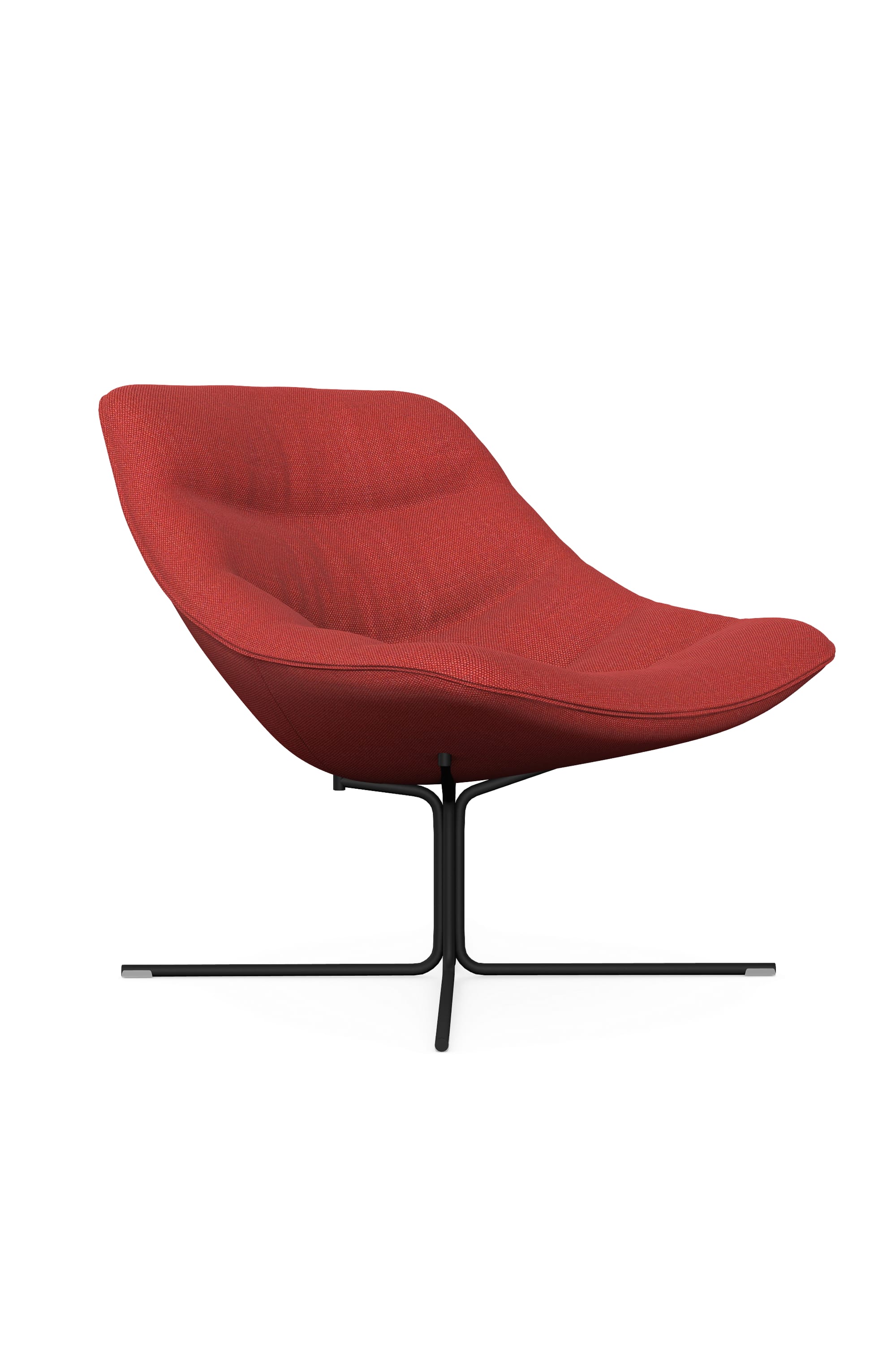 Mishell Soft Armchair Cross Metal Legs