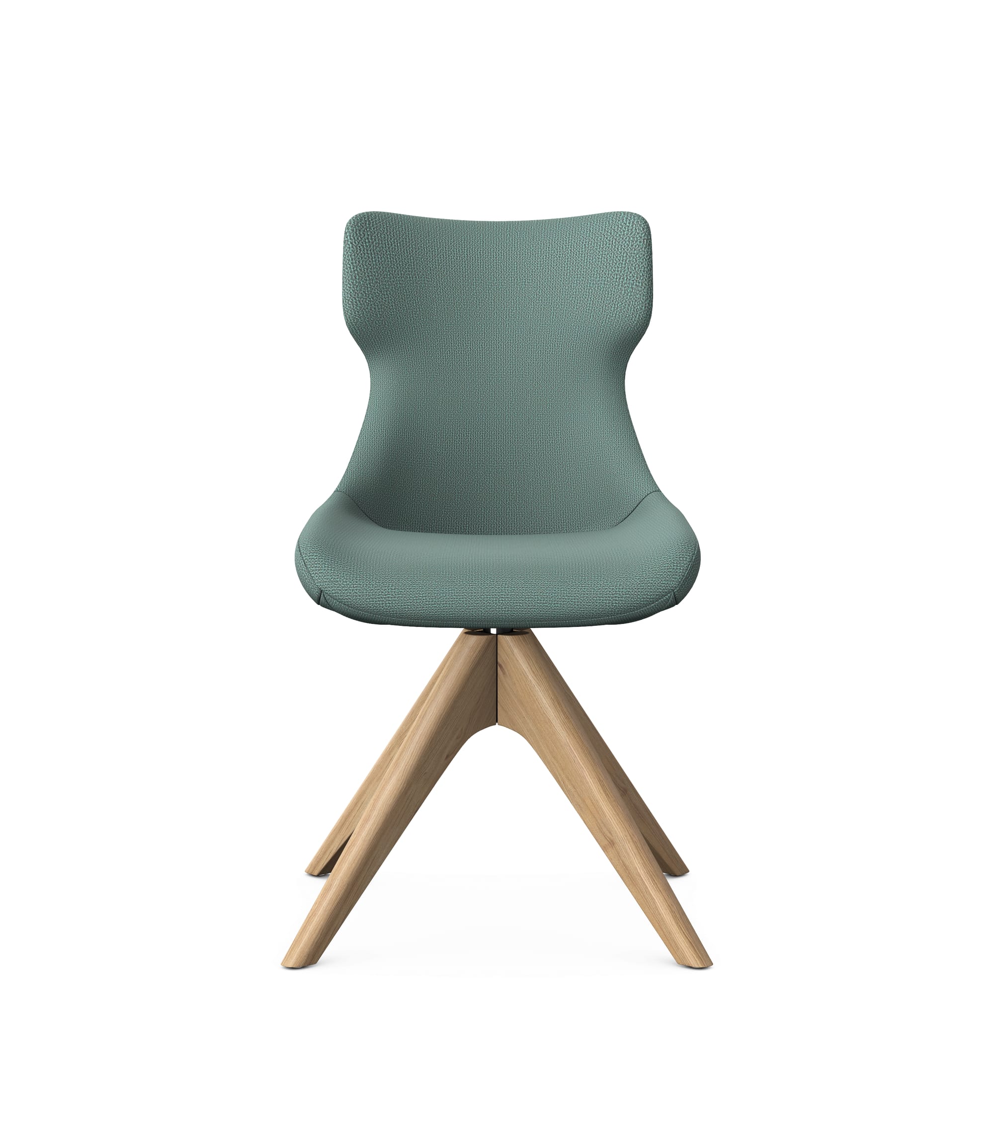 NOVA - Chair, Pyramidal Wooden Base