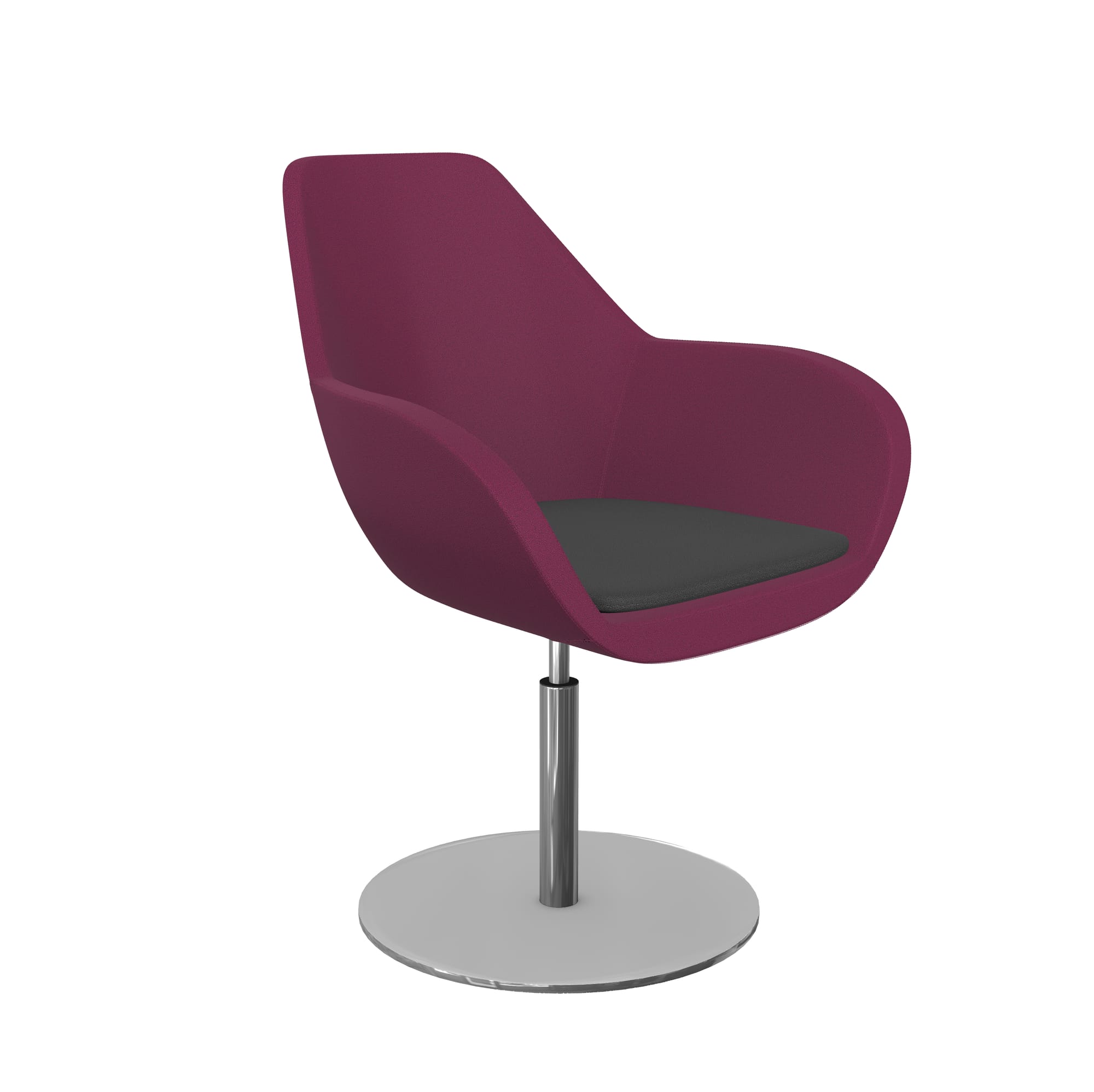 Fan Swivel Round Base Armchair - Model 10R