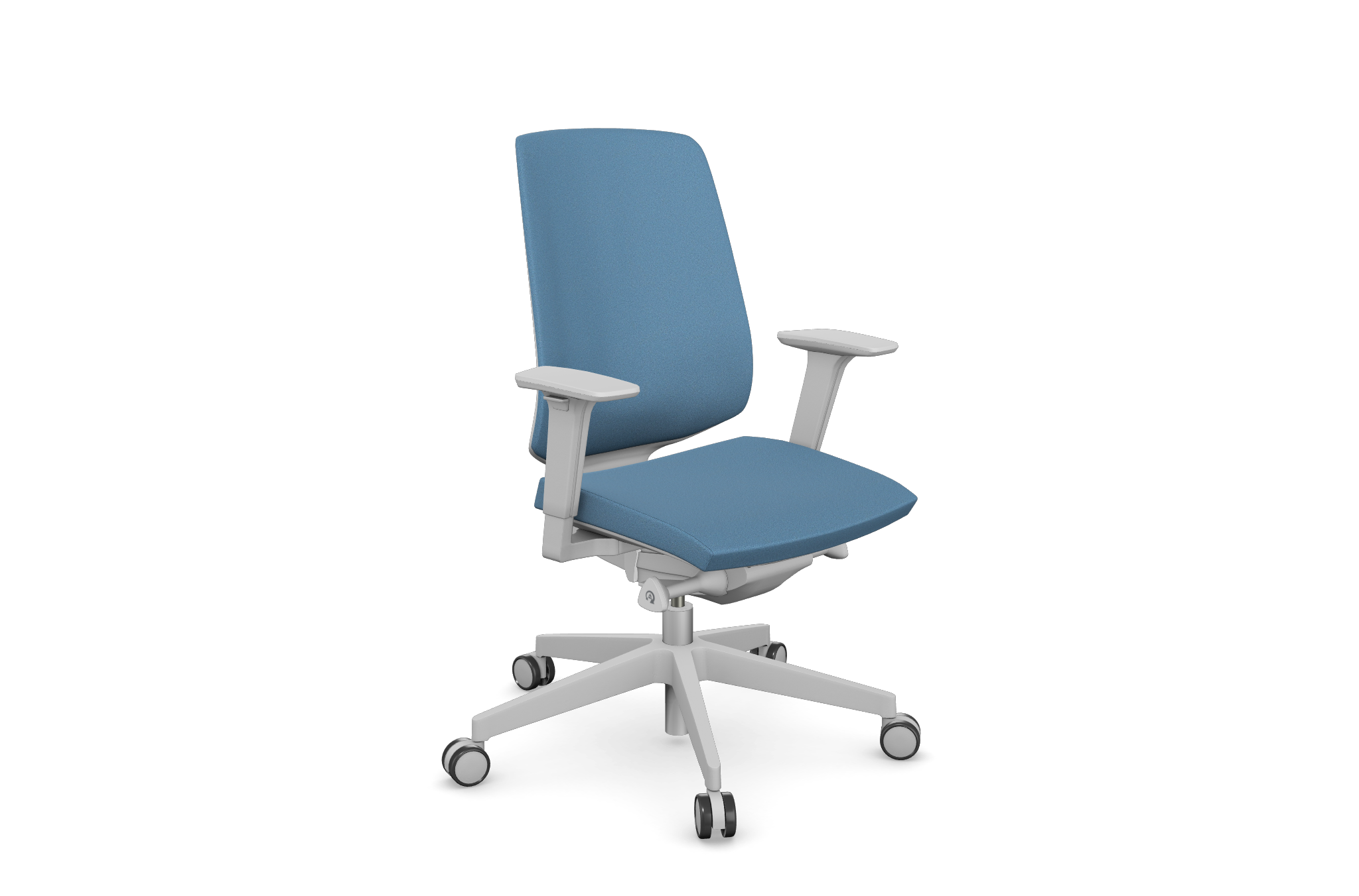 LightUp - Upholstered Backrest Chair - Model 230 Light Grey