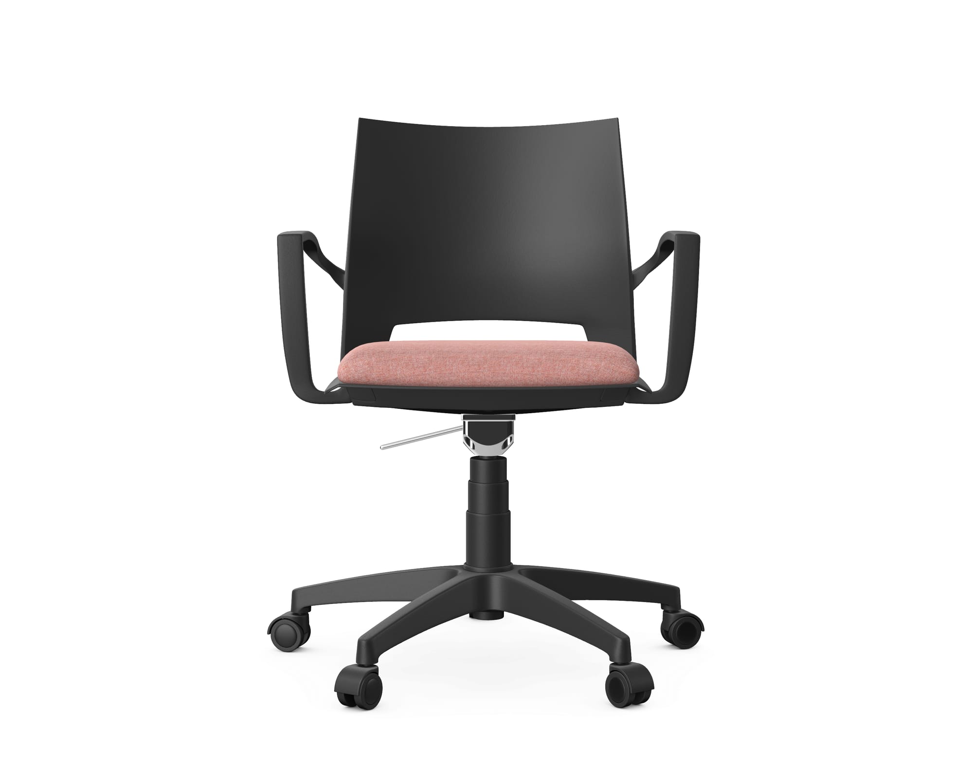 SENSOR - Chair with Arms, 5 Star Polypropylene Base with Castors