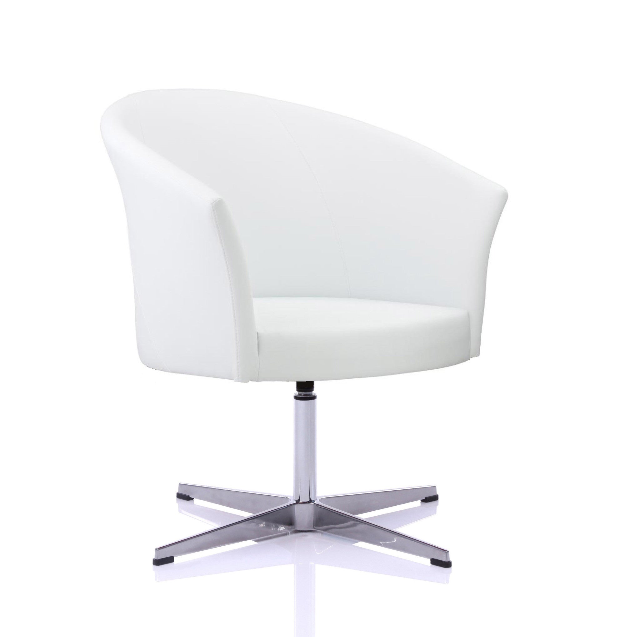 You 4-Star Base Swivel Armchair with Armrests