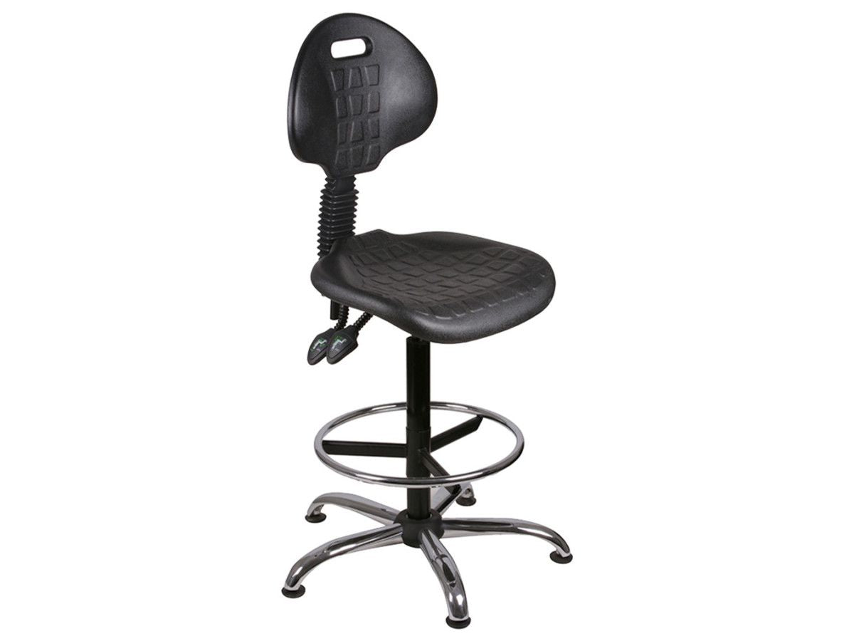 OL6 PU Swivel Draughtman's Chair