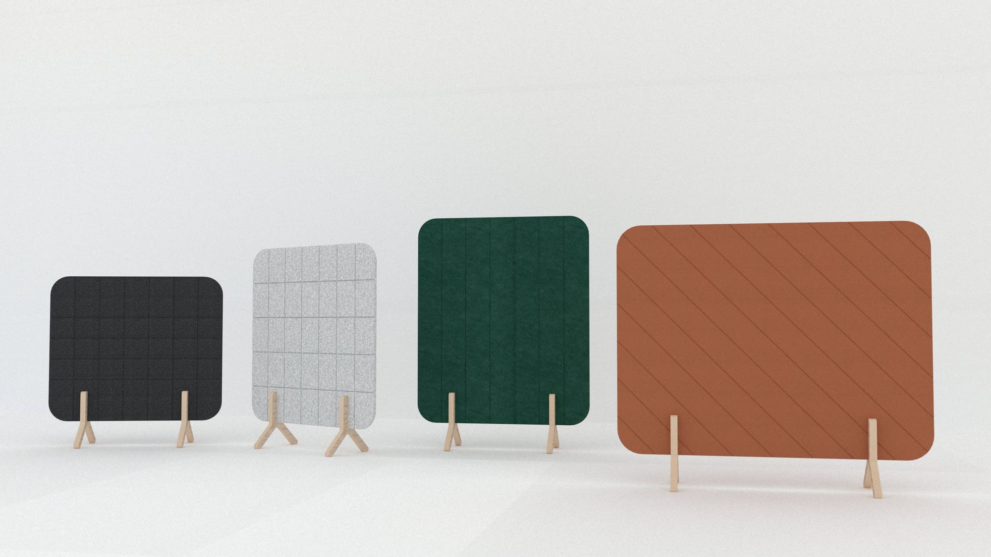 Koala Grid Freestanding Screen - Diagonal