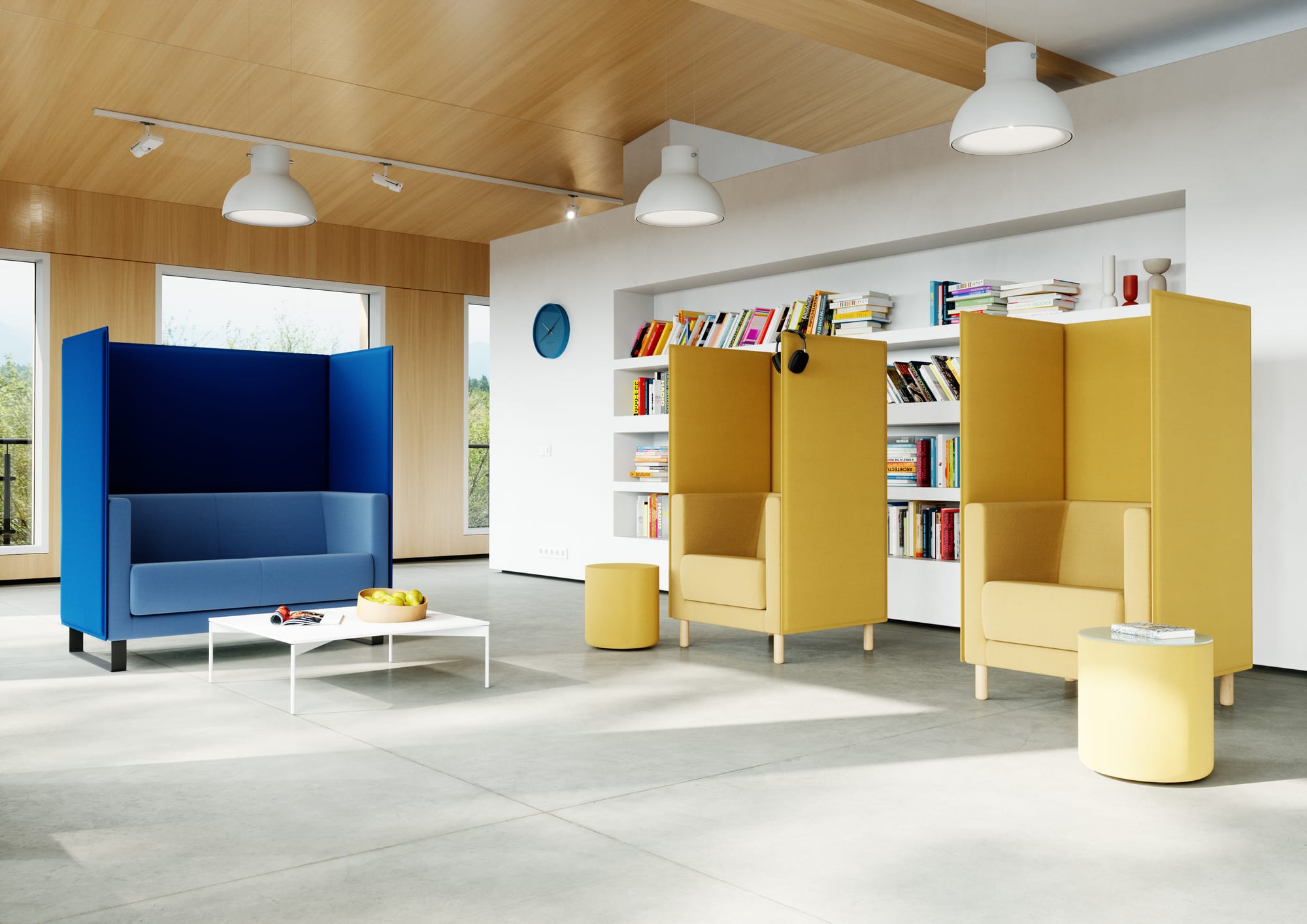 Vancouver Lite Armchair with Partition Walls