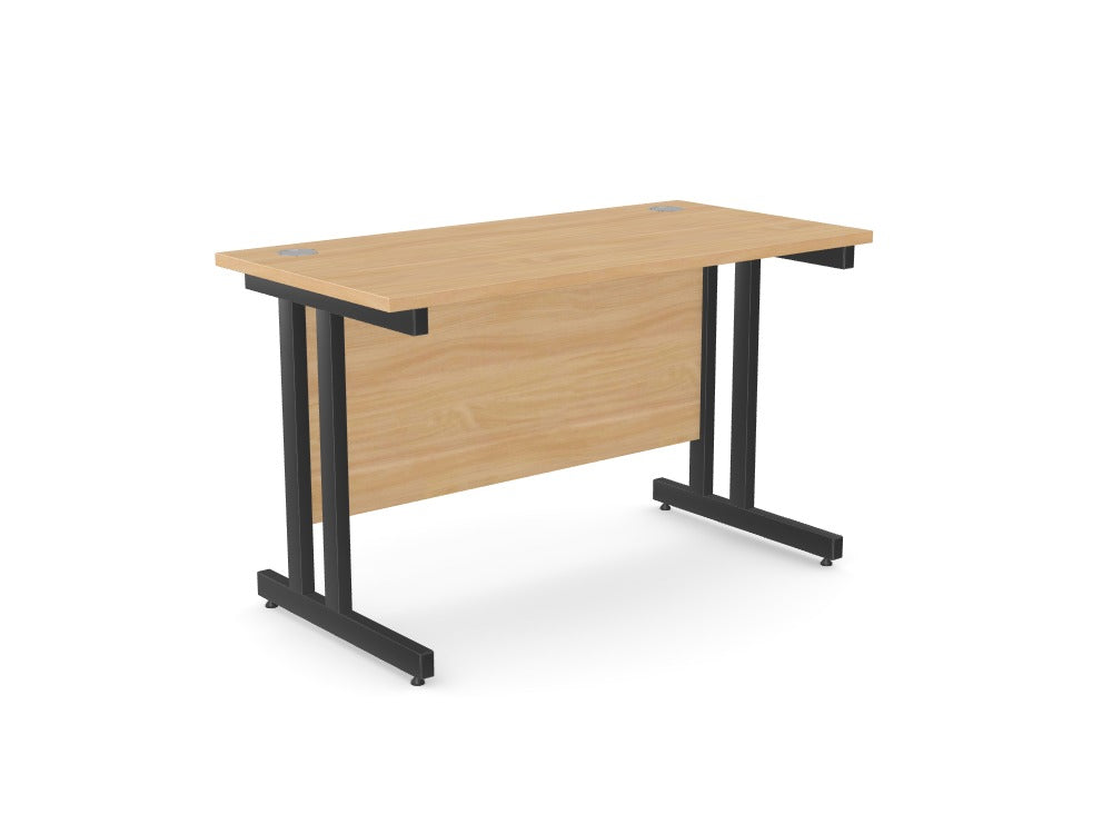 Ashford Metal Twin Leg Straight Desk 600 - Custom Design Ref: KAUZZS