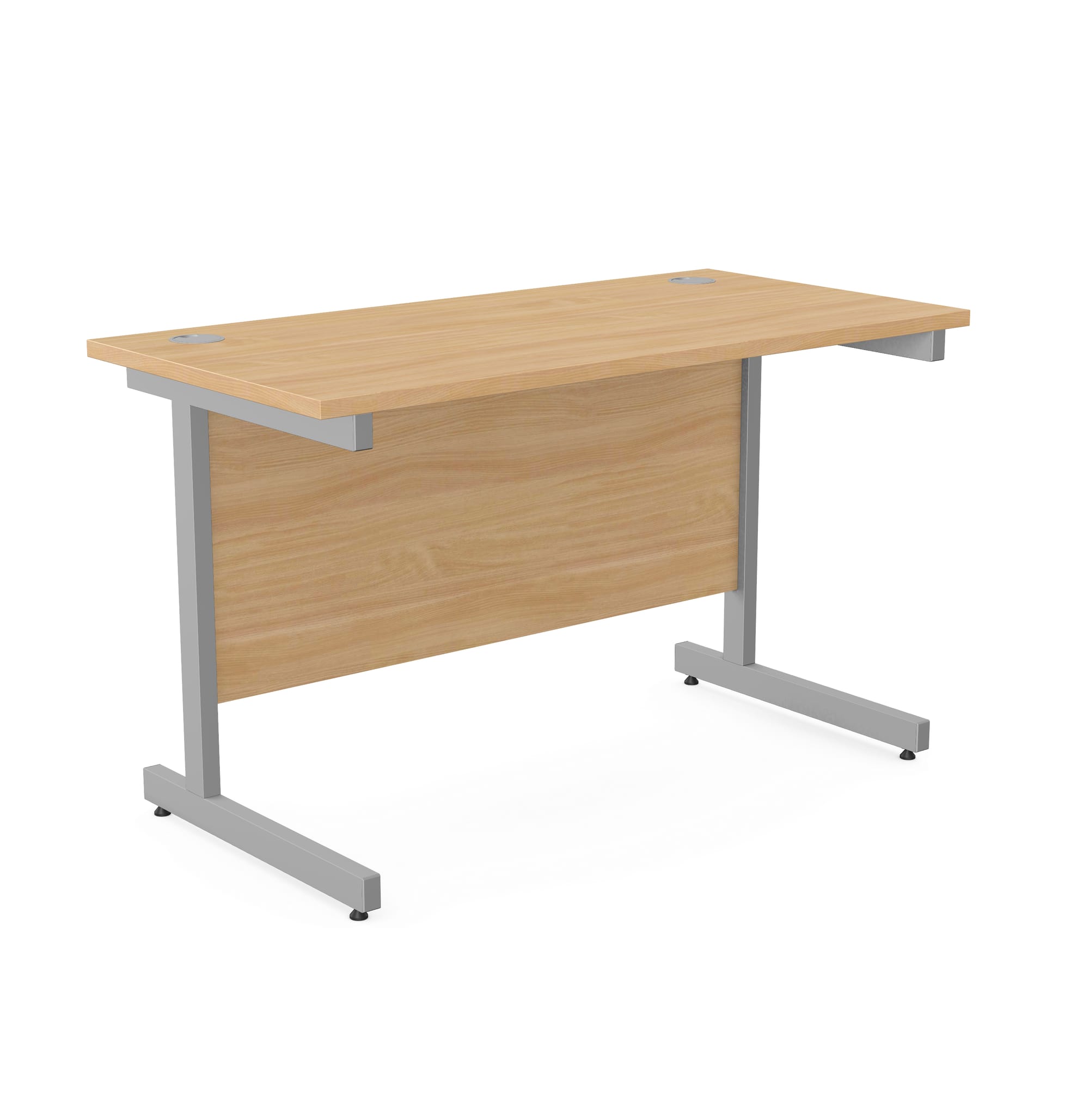 Ashford Metal Leg Straight Desk 600