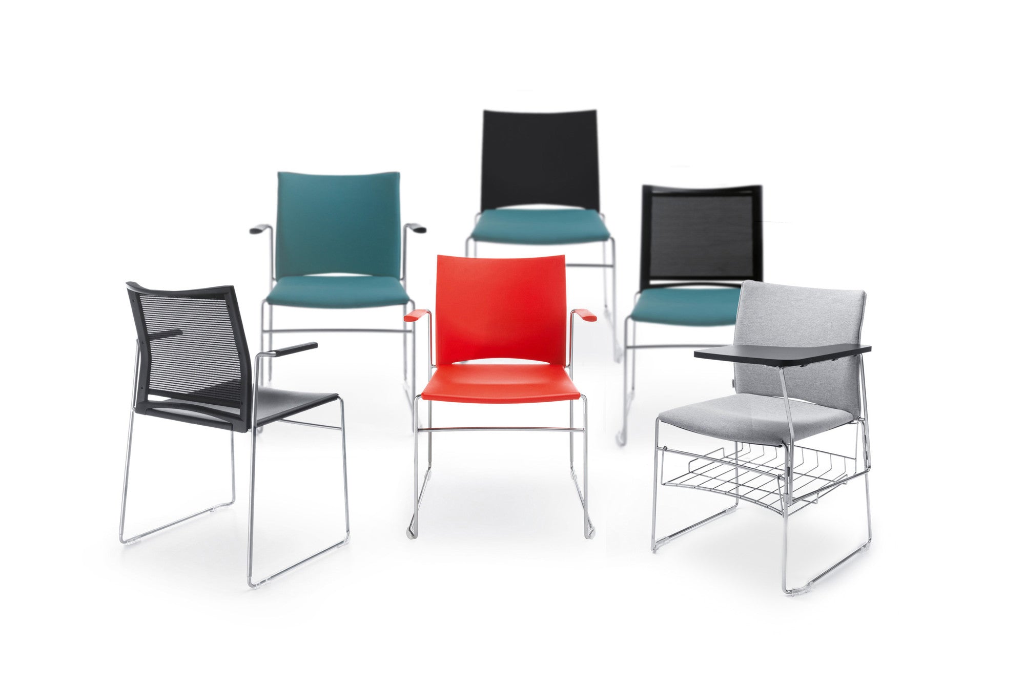Ariz Upholstered Seat and Backrest Stool - Model 570CV