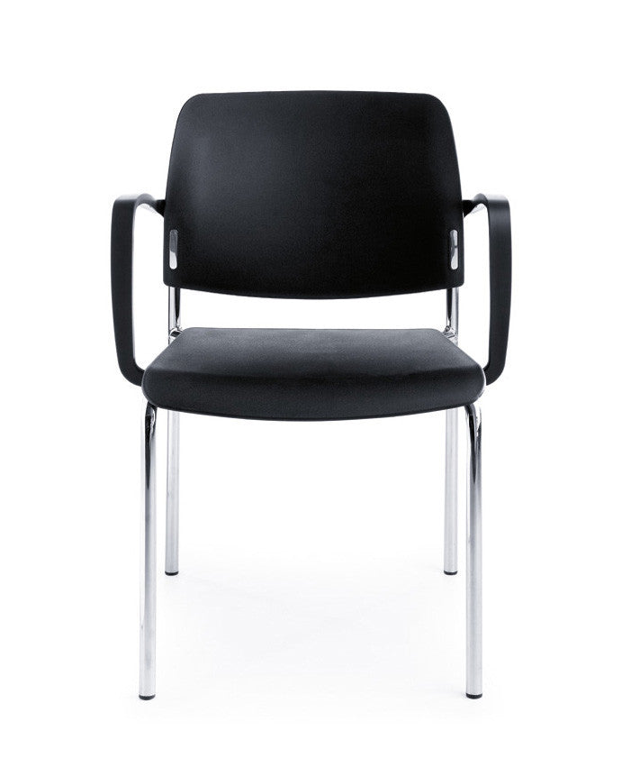 Bit Upholstered Seat and Backrest Chair, 4-Legged Frame - Model 570H