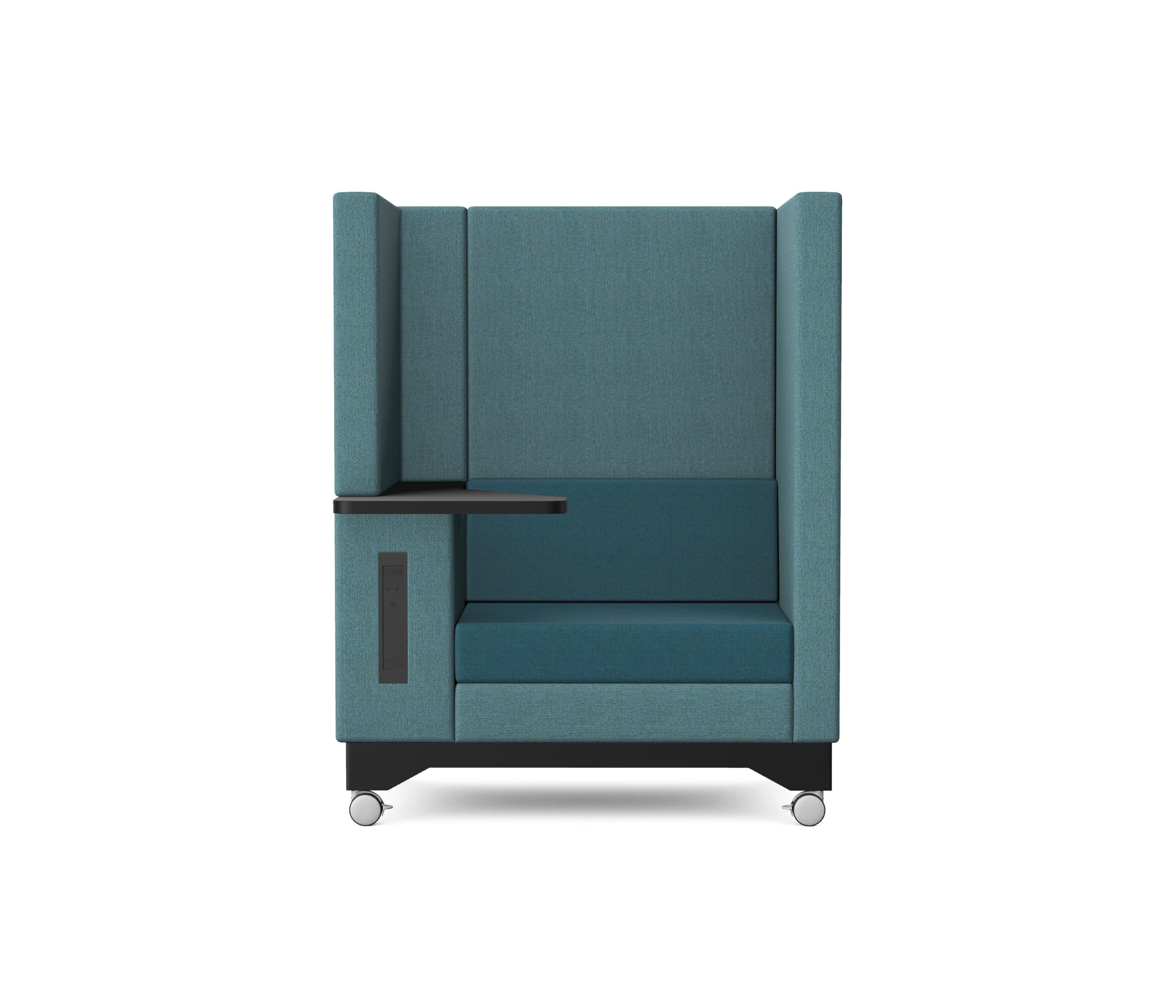 ELEMENT MOVE - Highback Sofa with Work Area and Locking Castors and Battery