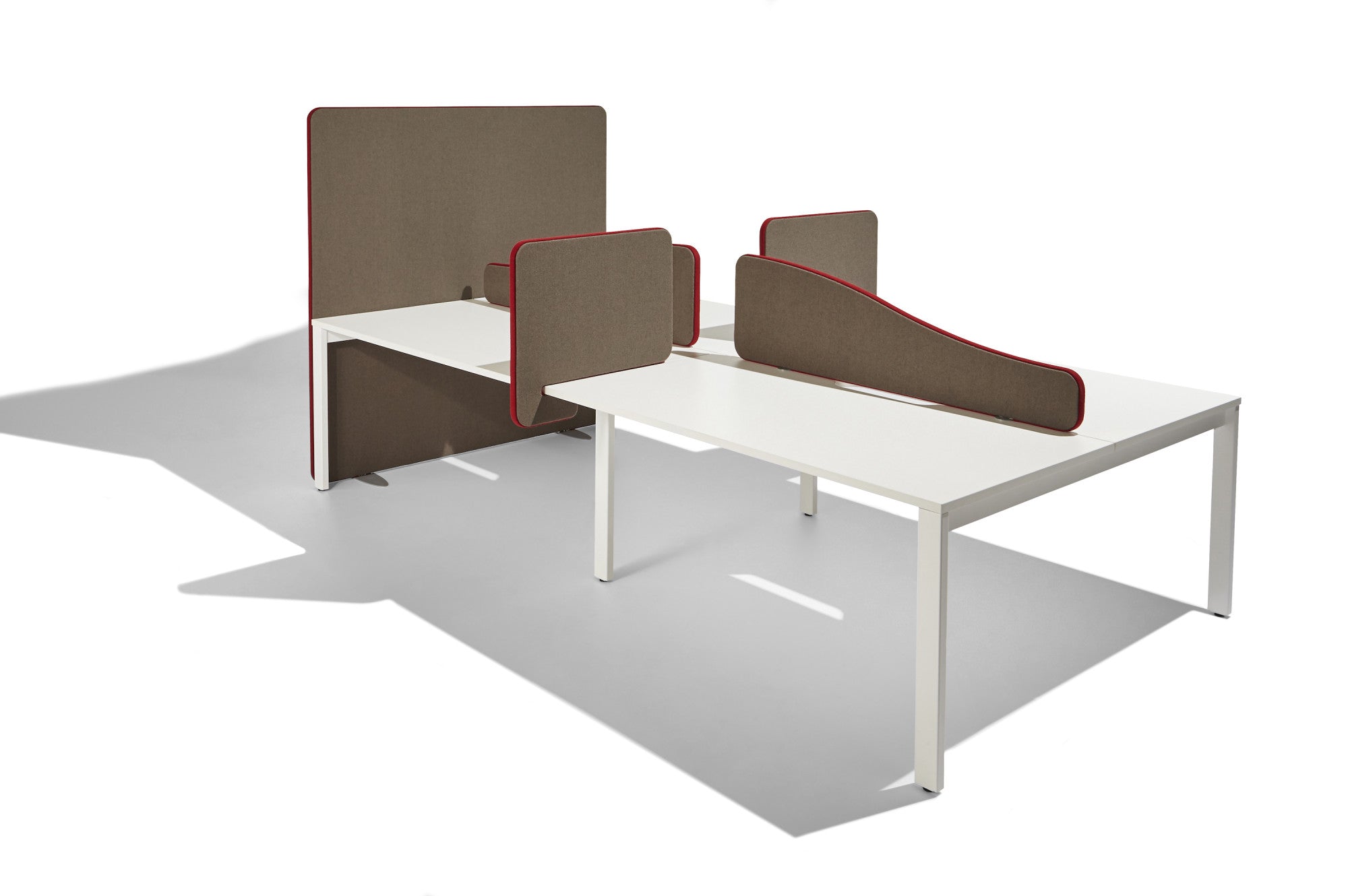 Flite Softline Desk Mounted Curved Top