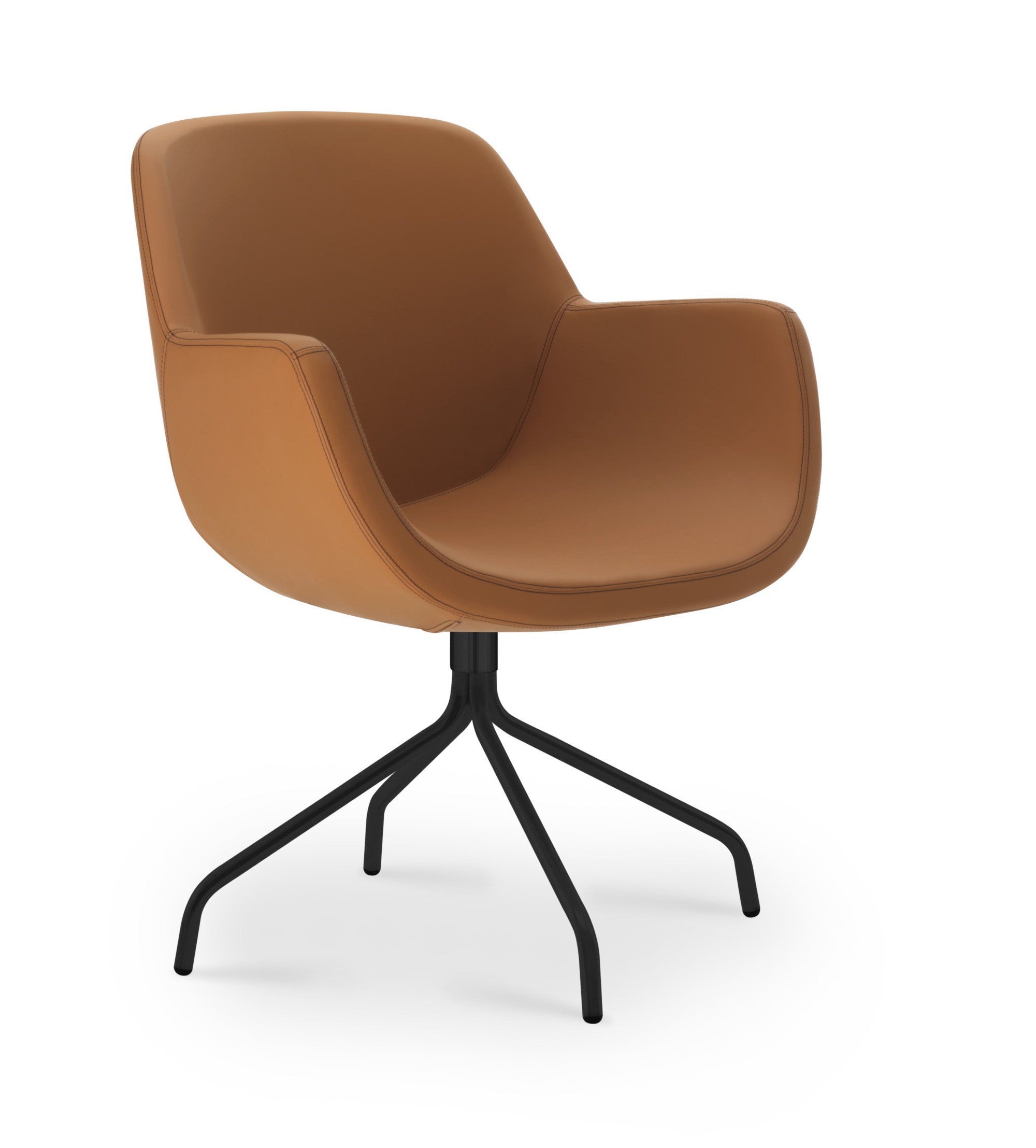 TIANA - Chair, Pyramidal Aluminium Base