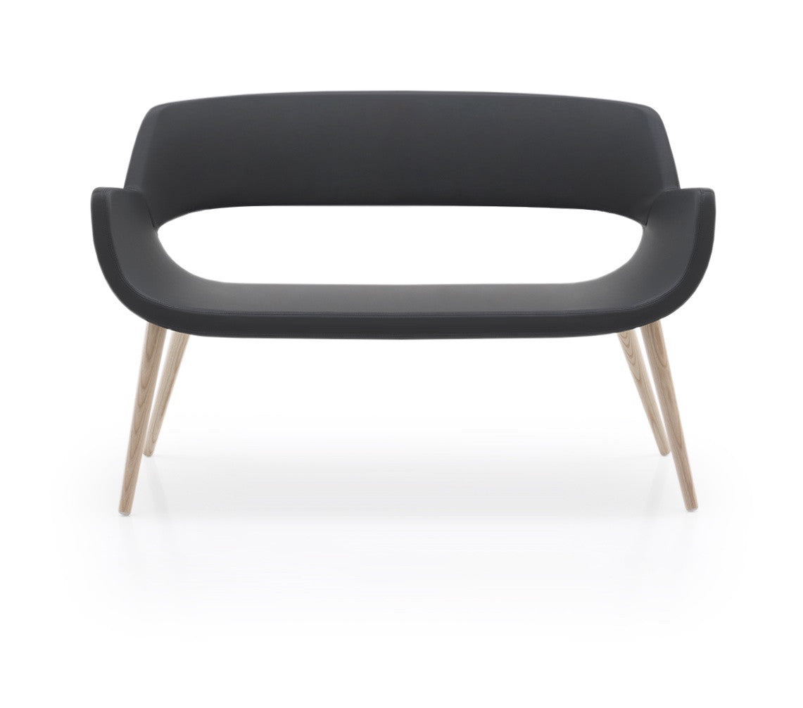 FIELDER - Two Seat Sofa, 4 Metal Legs