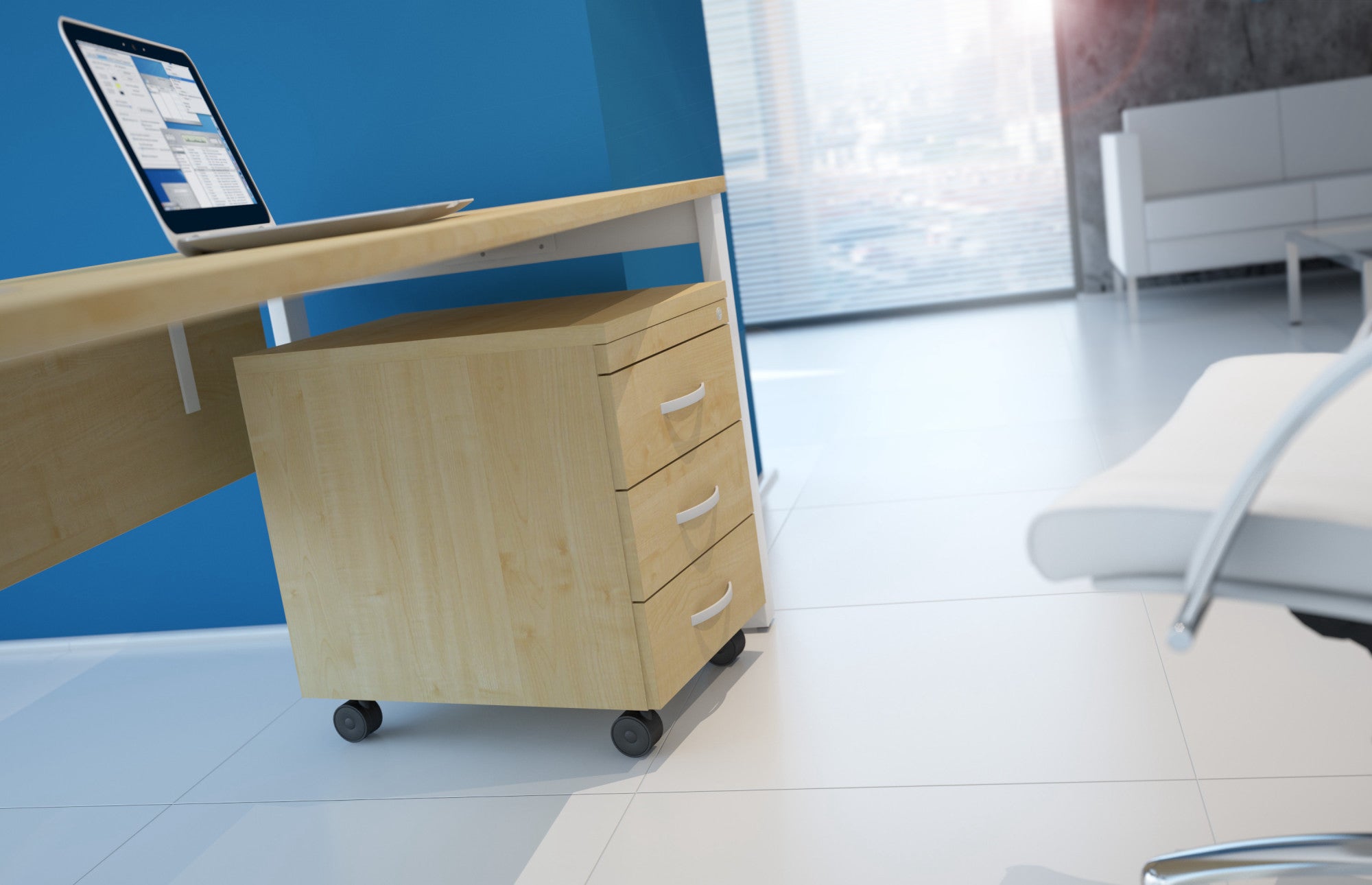 Kito Mobile Pedestal 3 Drawers