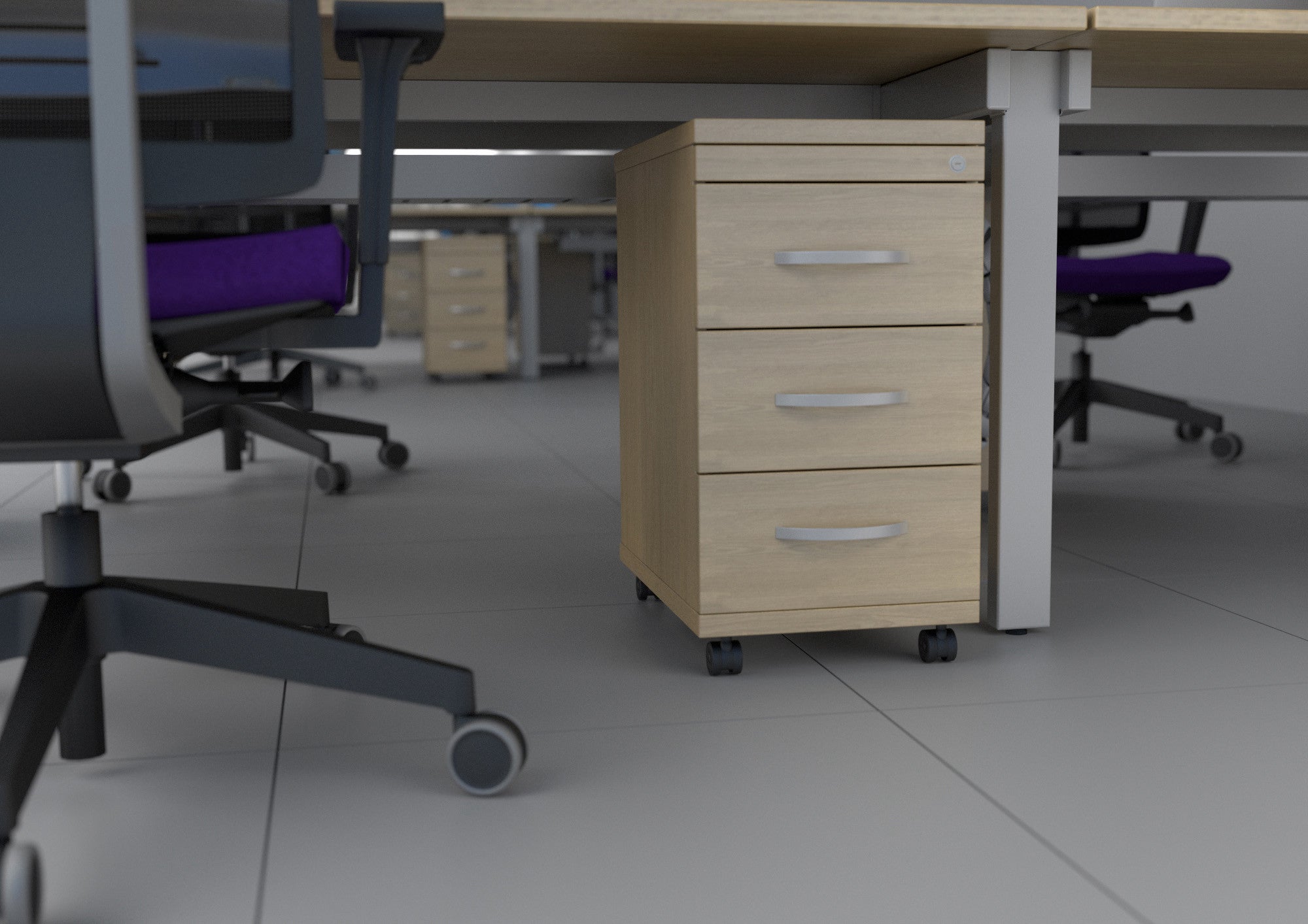 Kito Underdesk Mobile Pedestal with Cushion