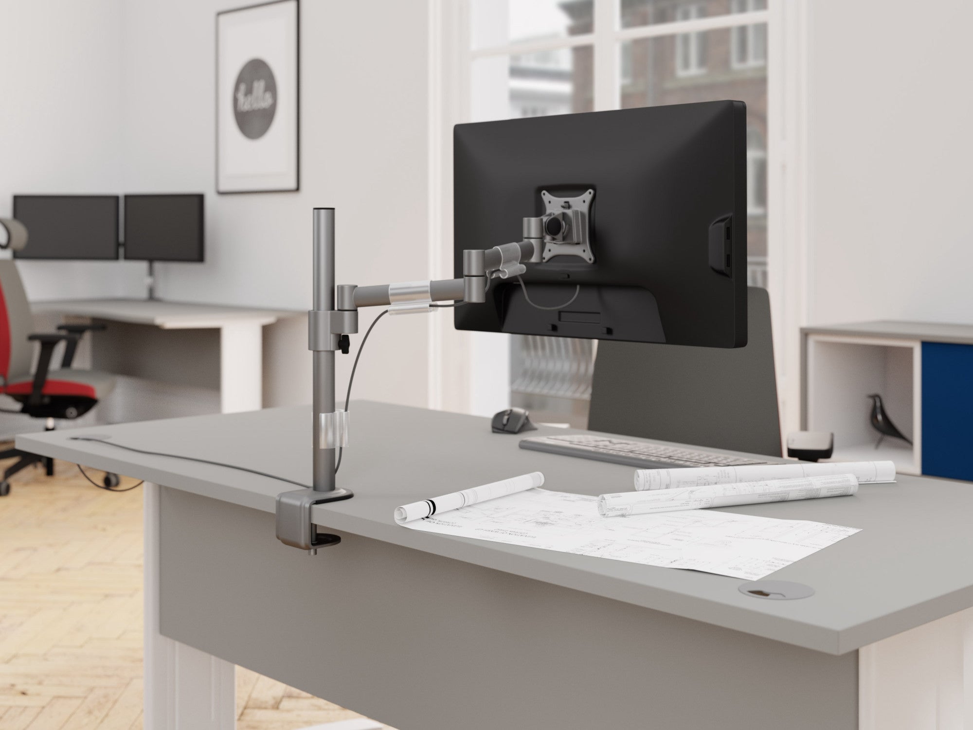 Leap - Double Monitor Arms