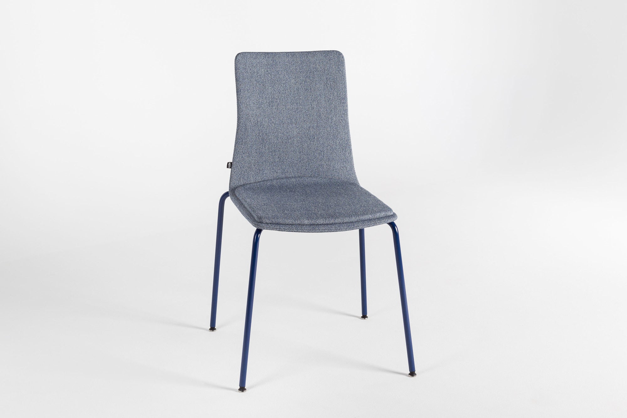 Linar Plus Wooden Chair with Cushion, Metal Legs
