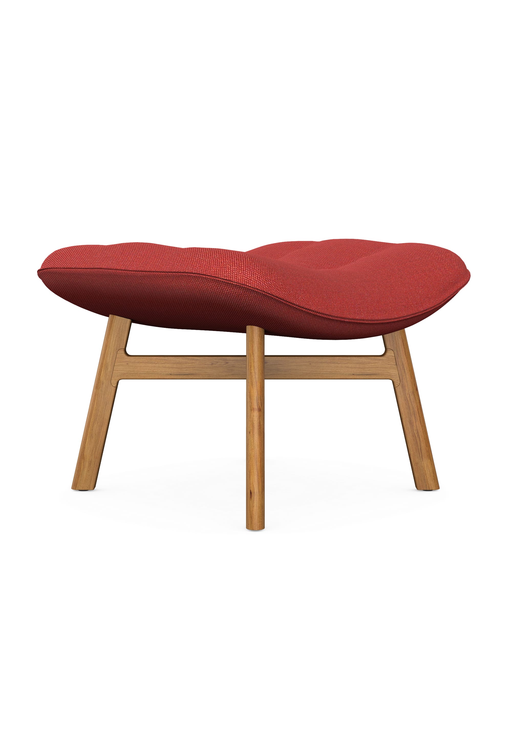 Mishell Soft XL Footrest Wooden Legs