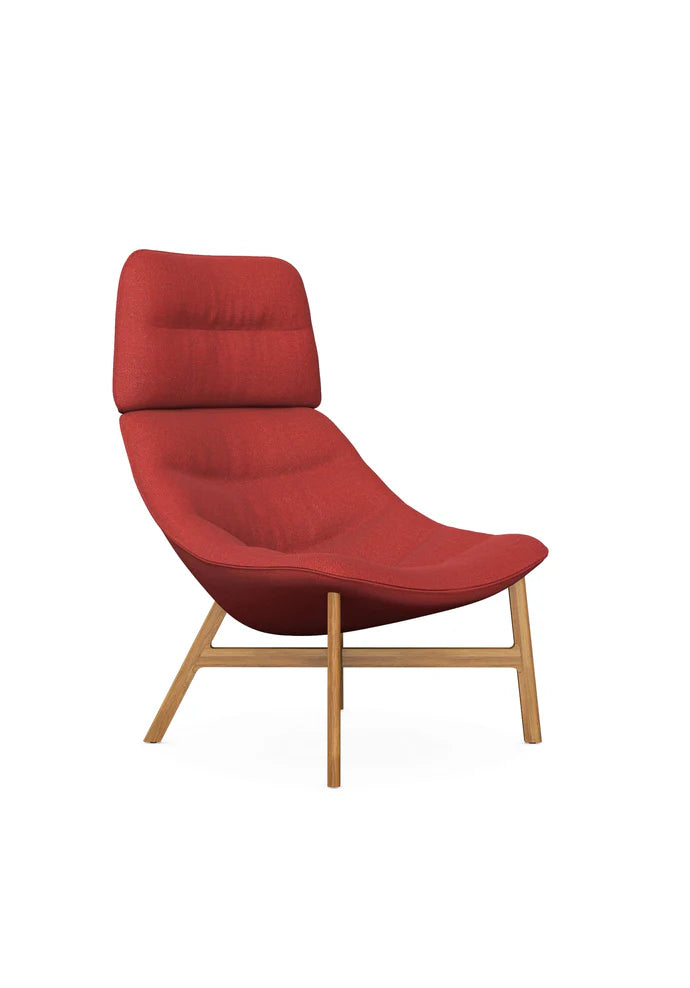 Mishell XL Armchair, Wooden Legs