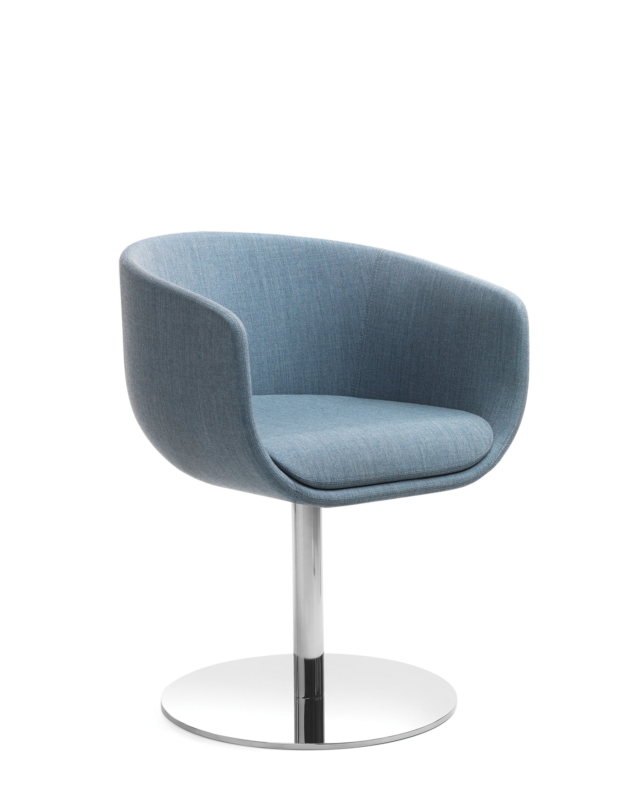 Nu Swivel Round Base Armchair - Model 20R