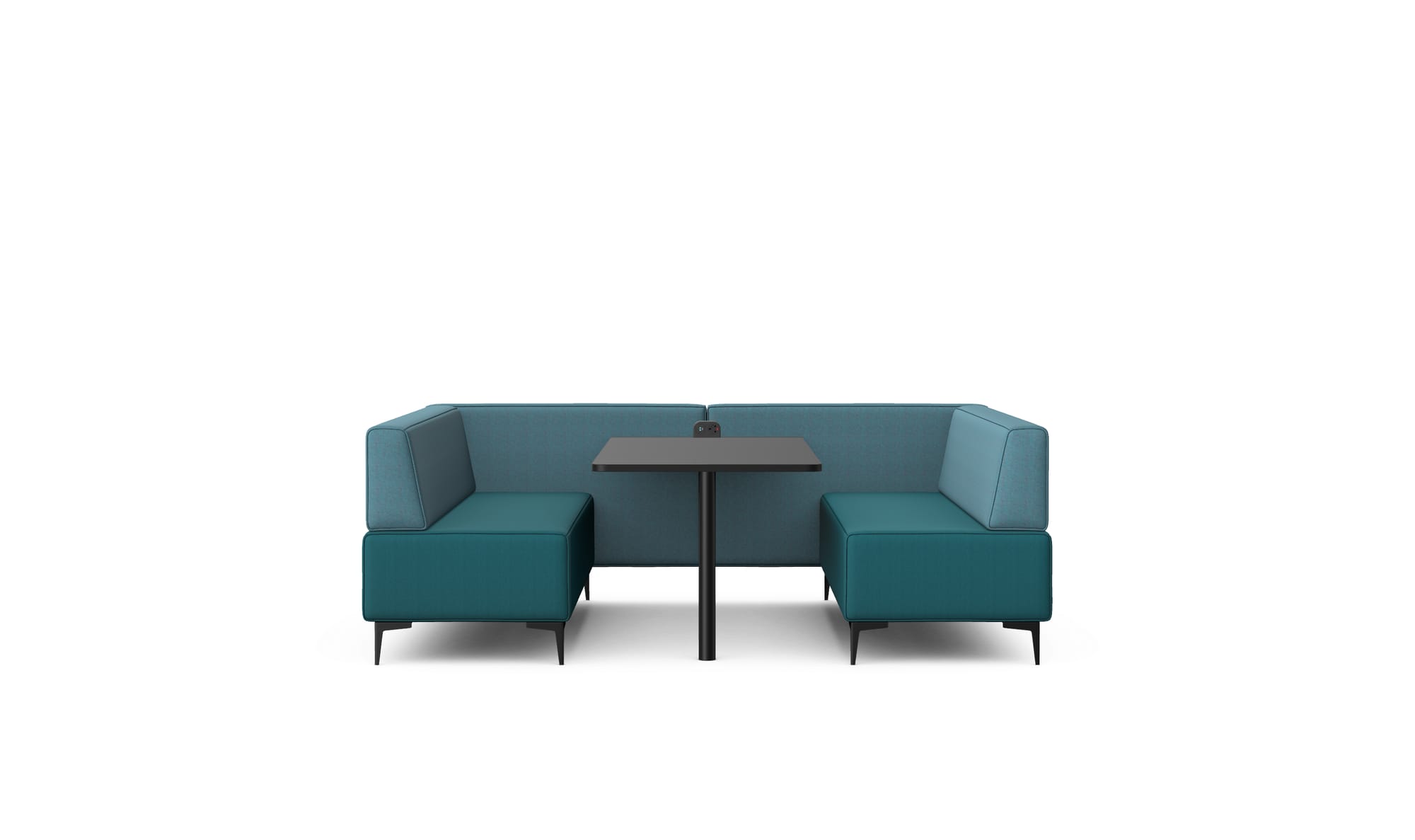 OBAN SOCIAL - Six Seat Low Back Booth With Table