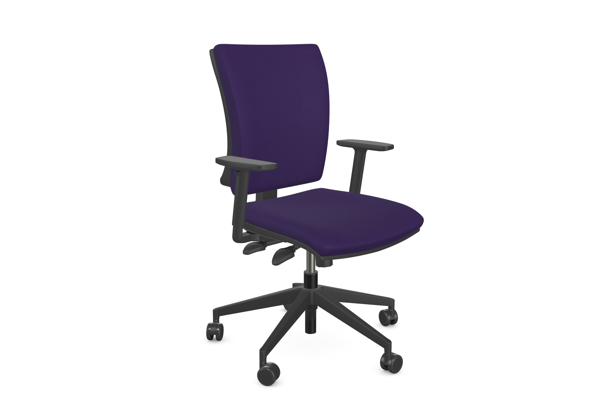 OG2 High Backrest Black Frame Swivel Task Chair