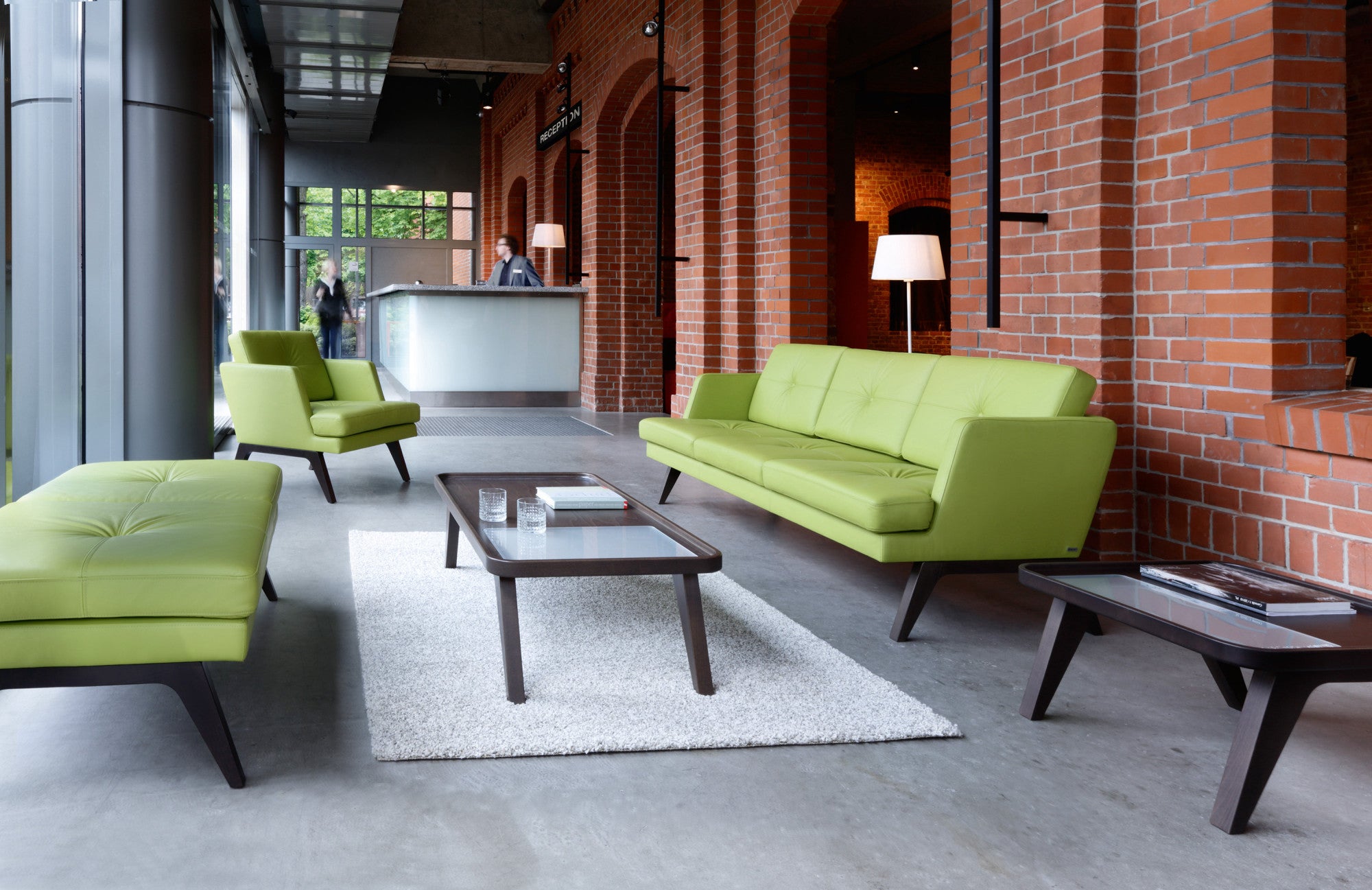 October 2-Seat Pouffe