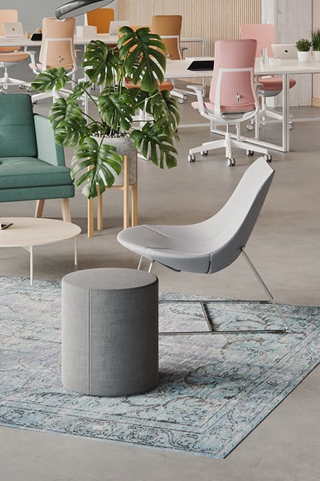 Vancouver Oto Round Pouffe - Model R2/R1