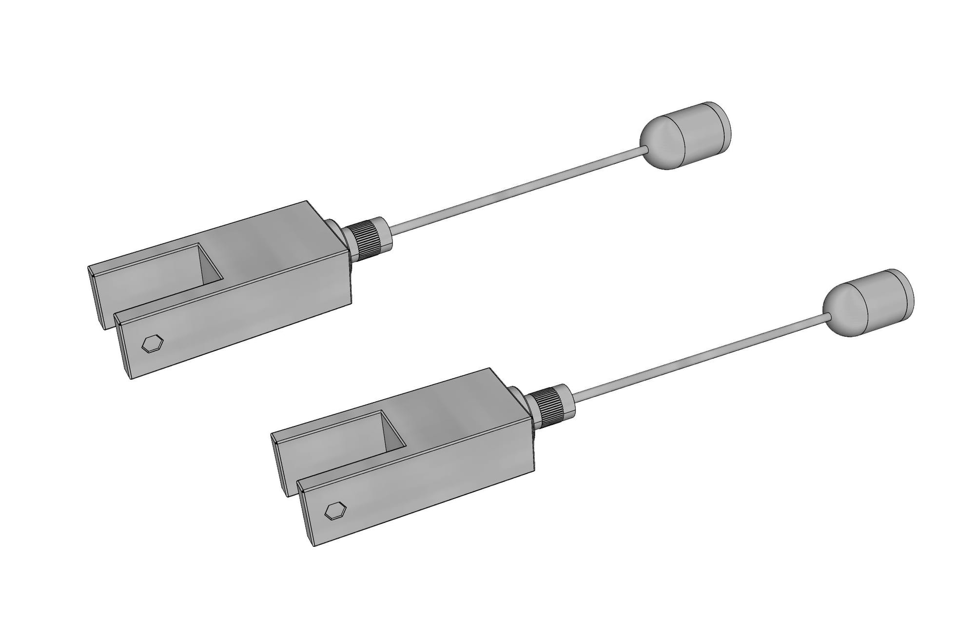 Concrete Ceiling – Set of 2, works with 12mm workspace dividers and concrete ceiling