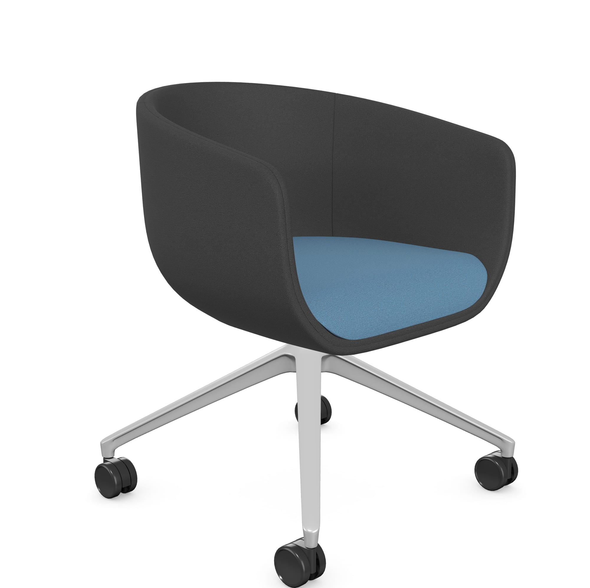 Nu Swivel 4-Legged Armchair - Model 20HC