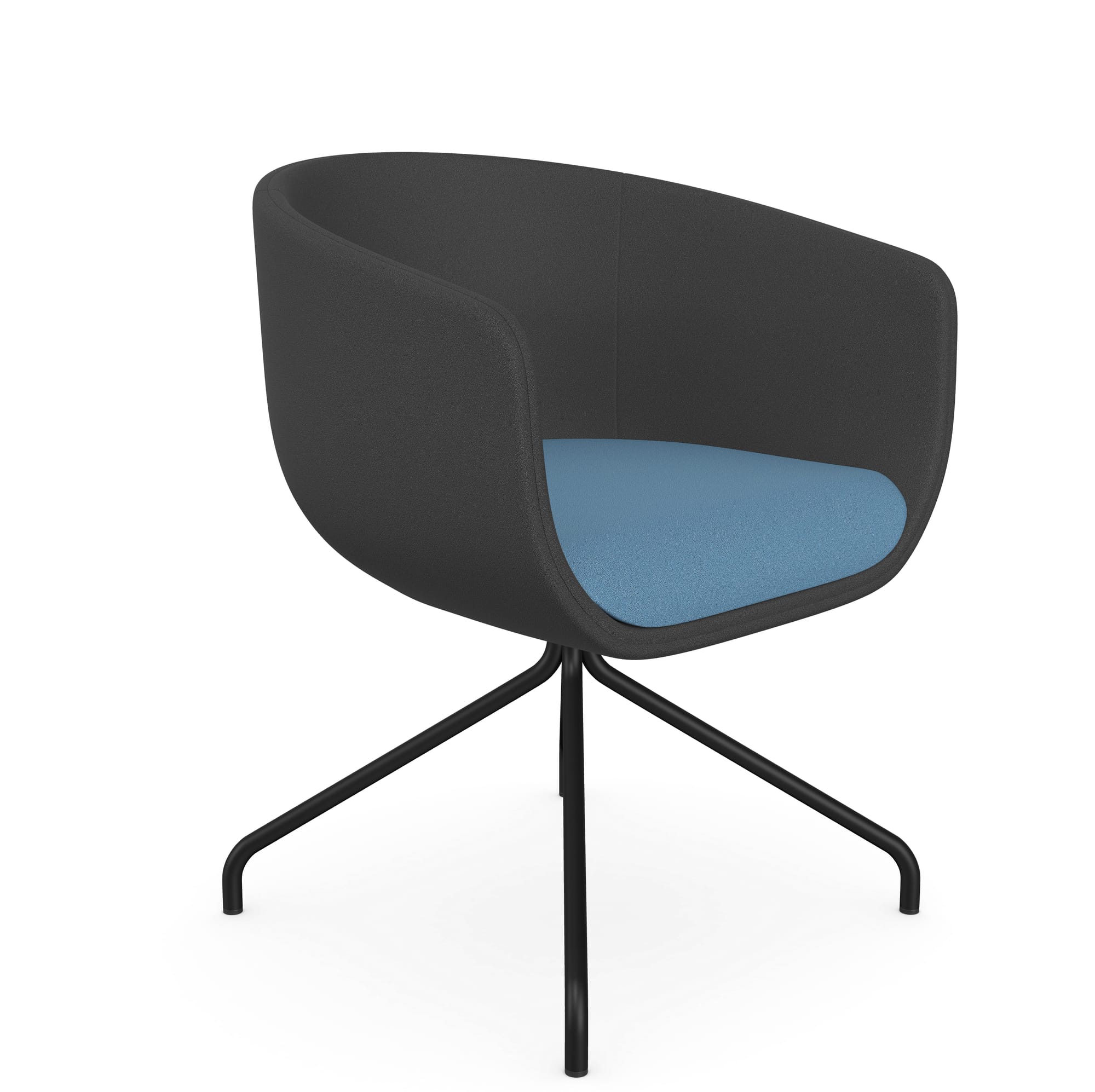 Nu Swivel 4-Legged Armchair - Model 20HS