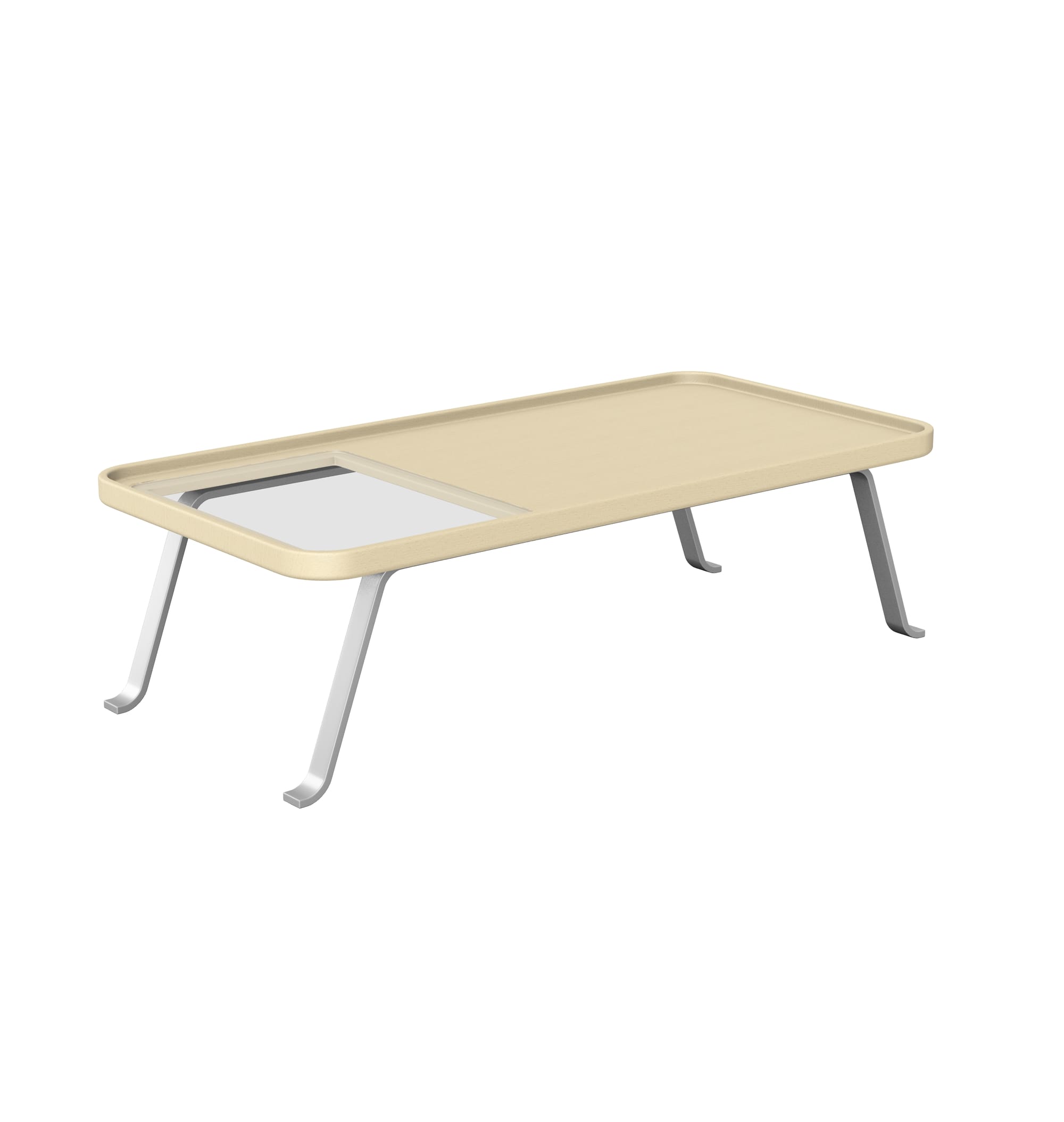 October Large Table, Metal Legs