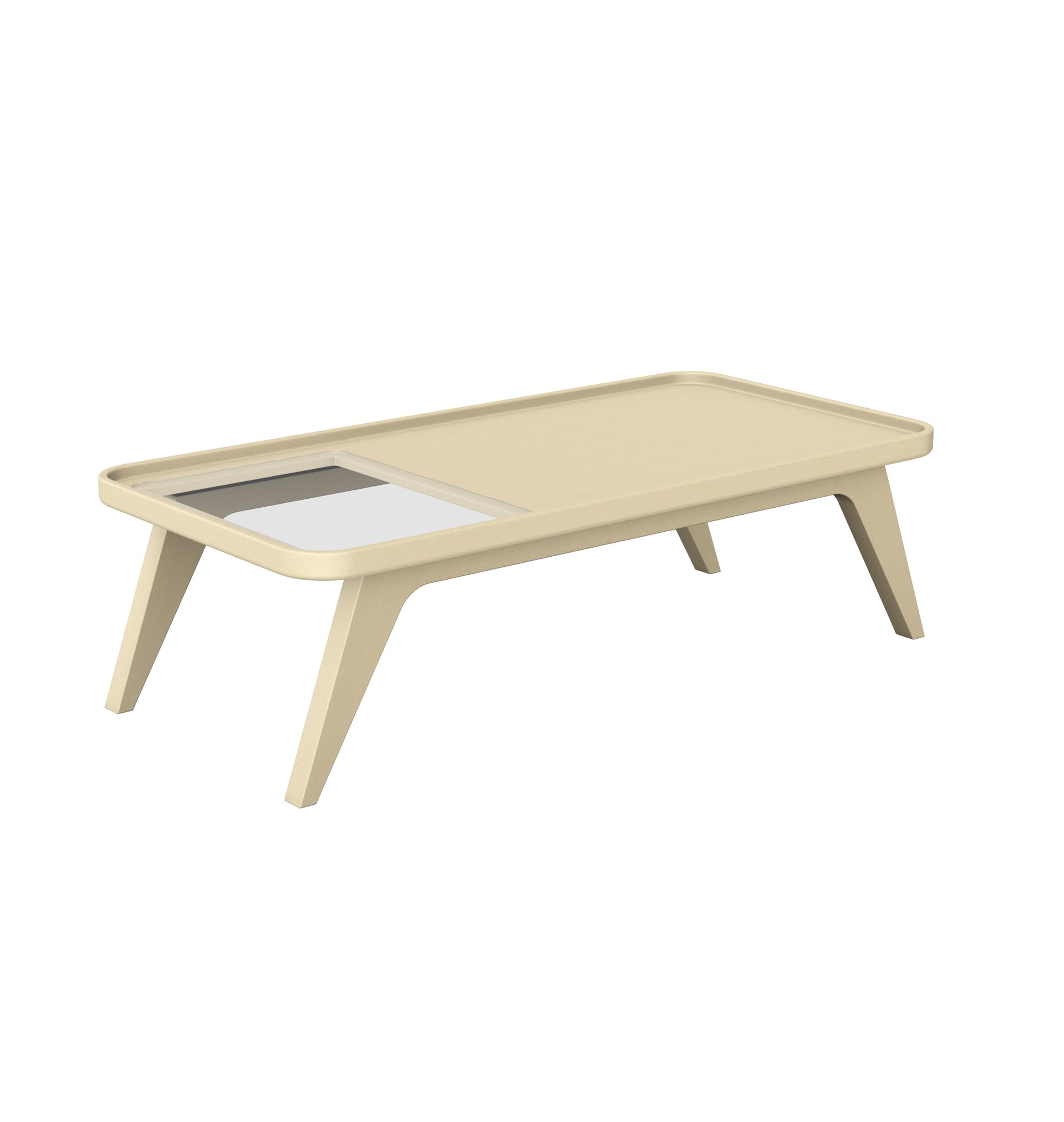 October Large Table, Wood Legs