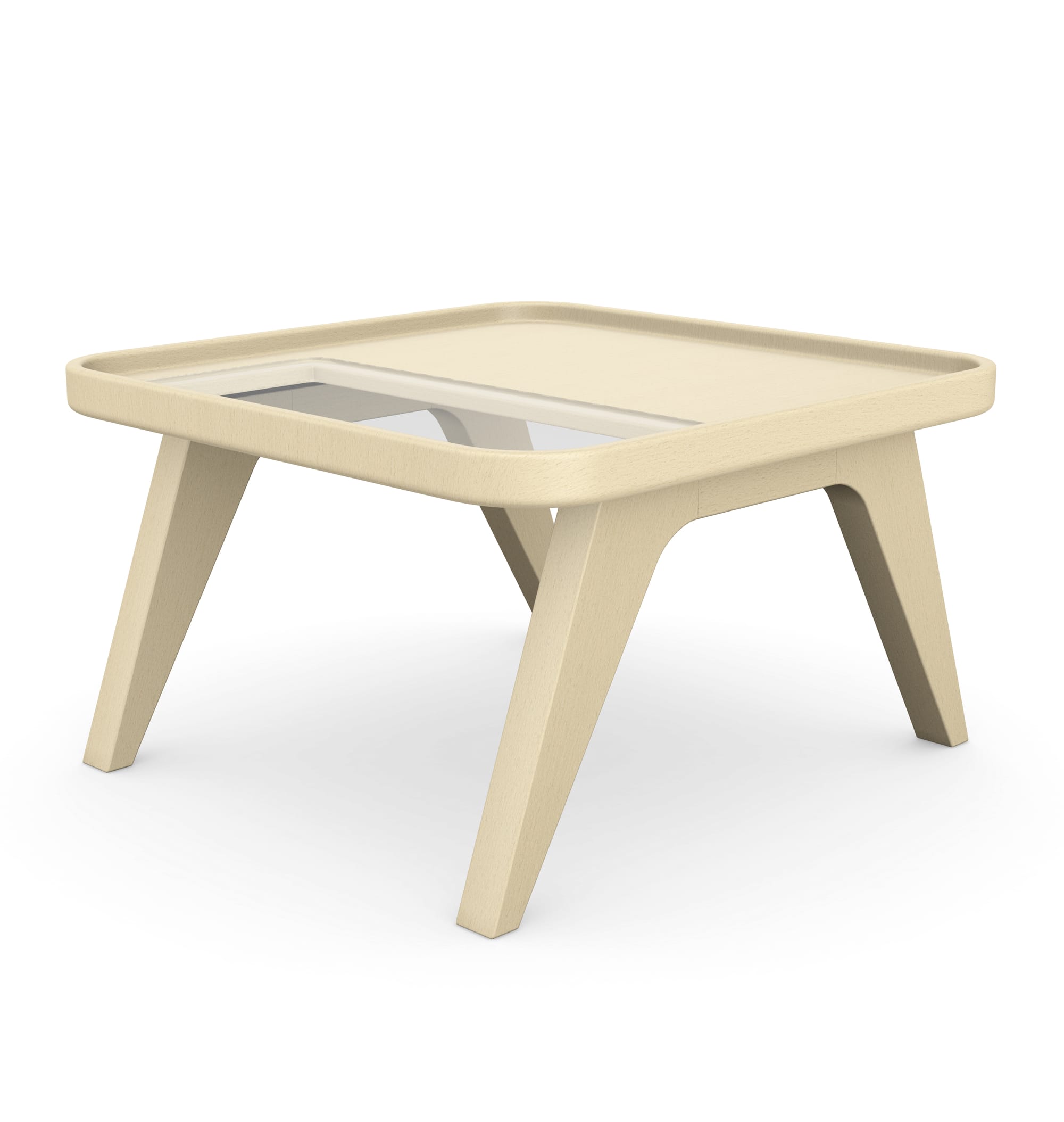 October Small Table, Wood Legs