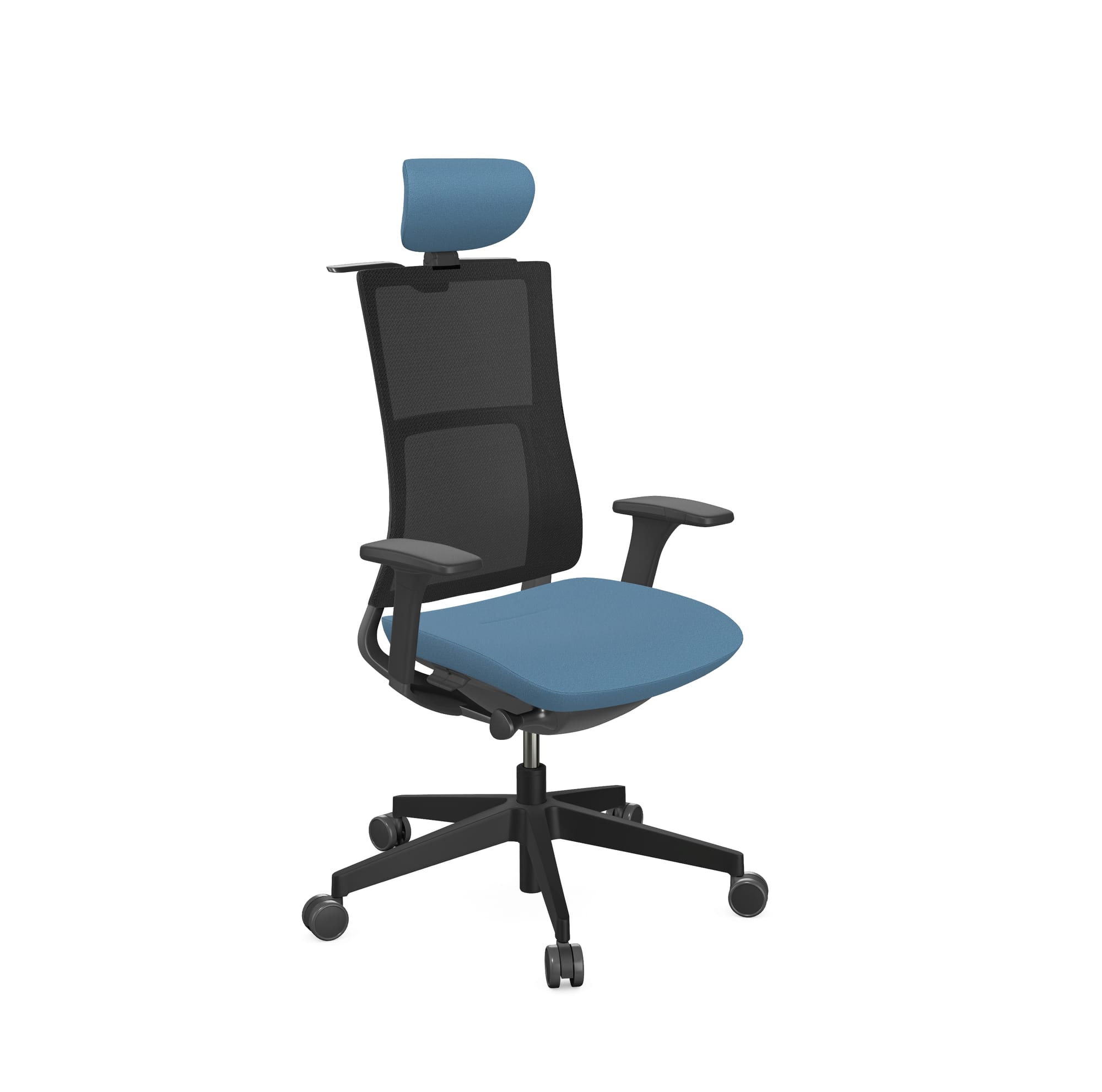 Violle Mesh Backrest, with Mesh Headrest Black