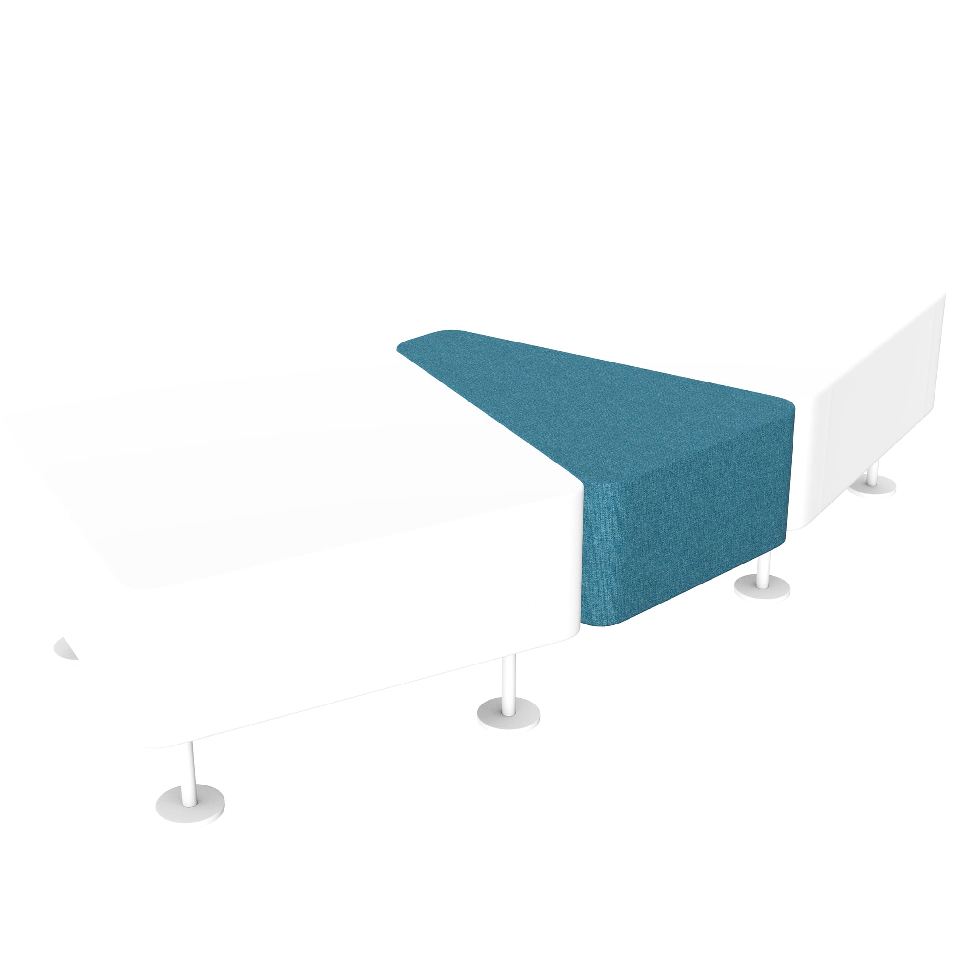 Wall In 30 Degree Connector Pouffe - Model C1