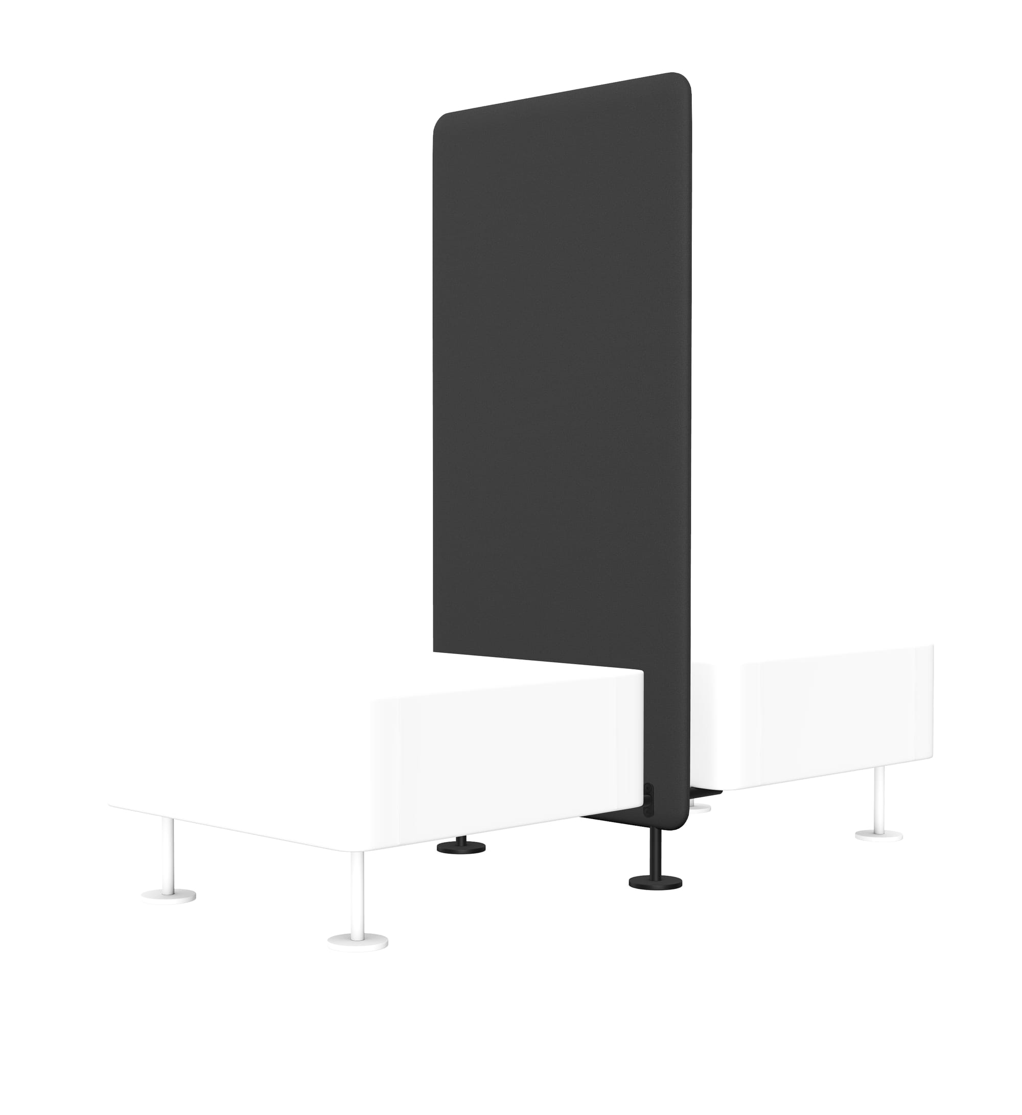 Wall In Single Partition Wall to be Connected with 1 or 2 Seats - Model W11/W12